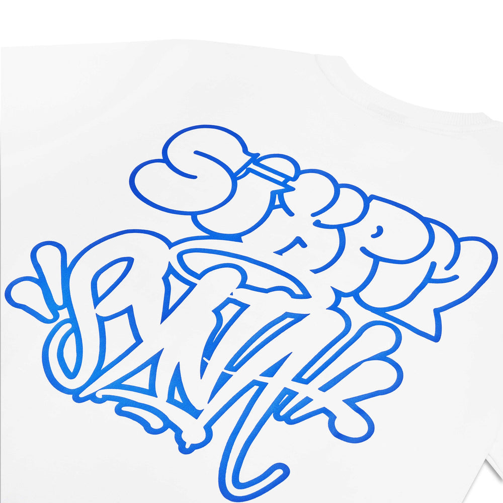6PM x Syna World Link Up CRG T-shirt - White/Blue