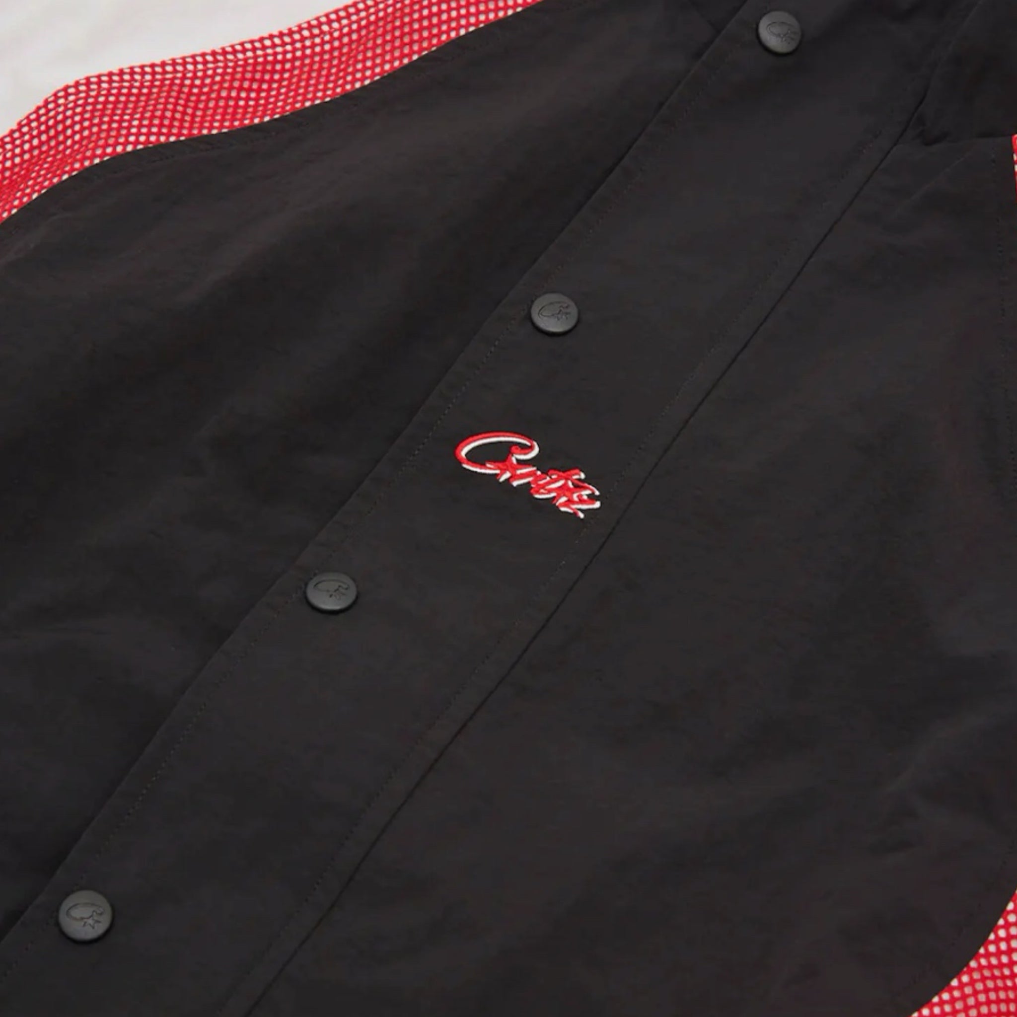 Corteiz Vertigo Shuku Tracksuit - Black/Red