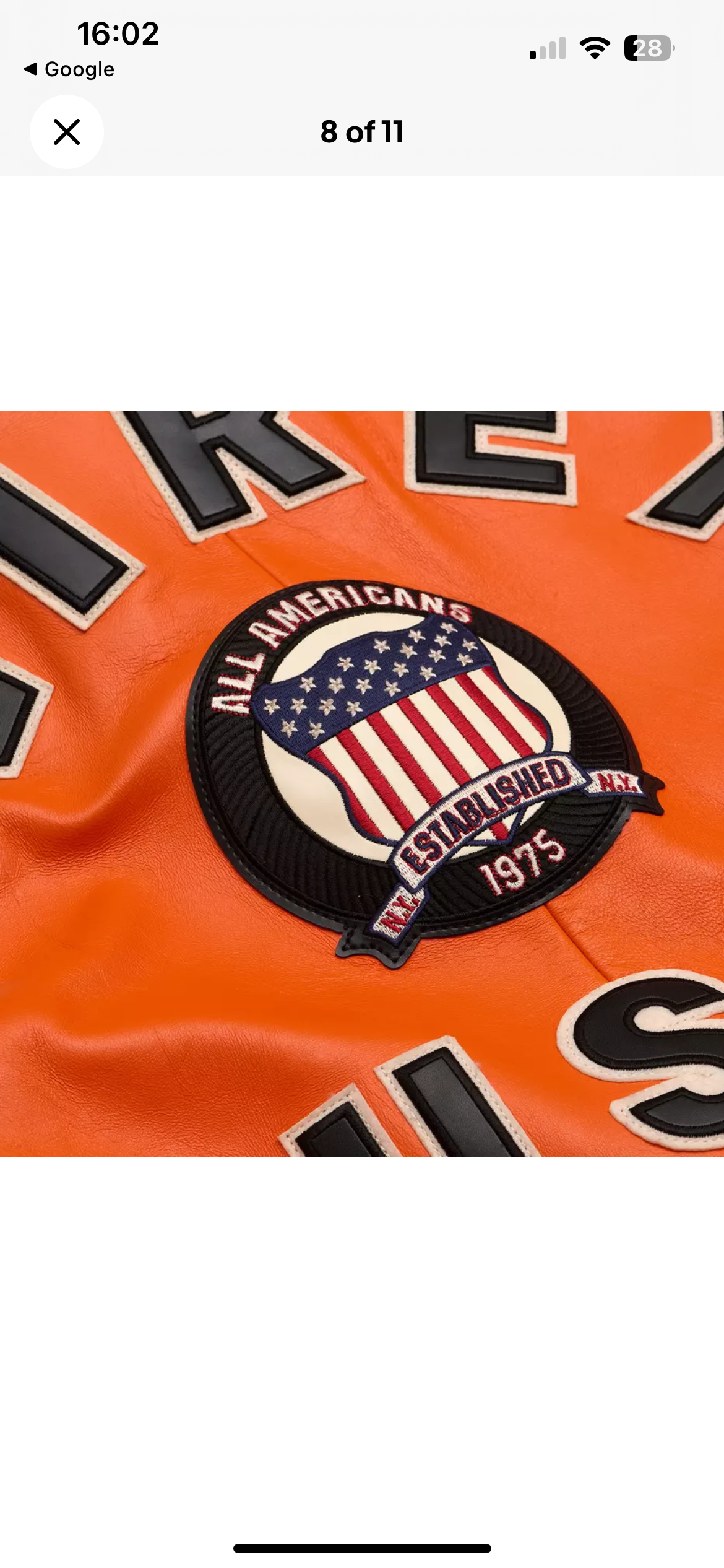 Avirex Icon Jacket - Orange