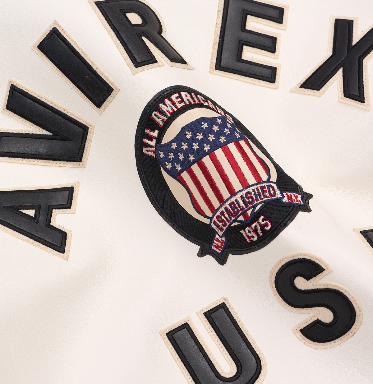 Avirex Cropped Icon Jacket - White