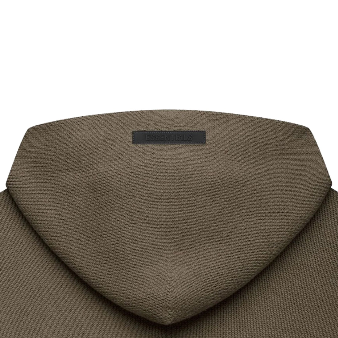 Fear Of God Essentials Knit Pullover Hoodie - Harvest Brown