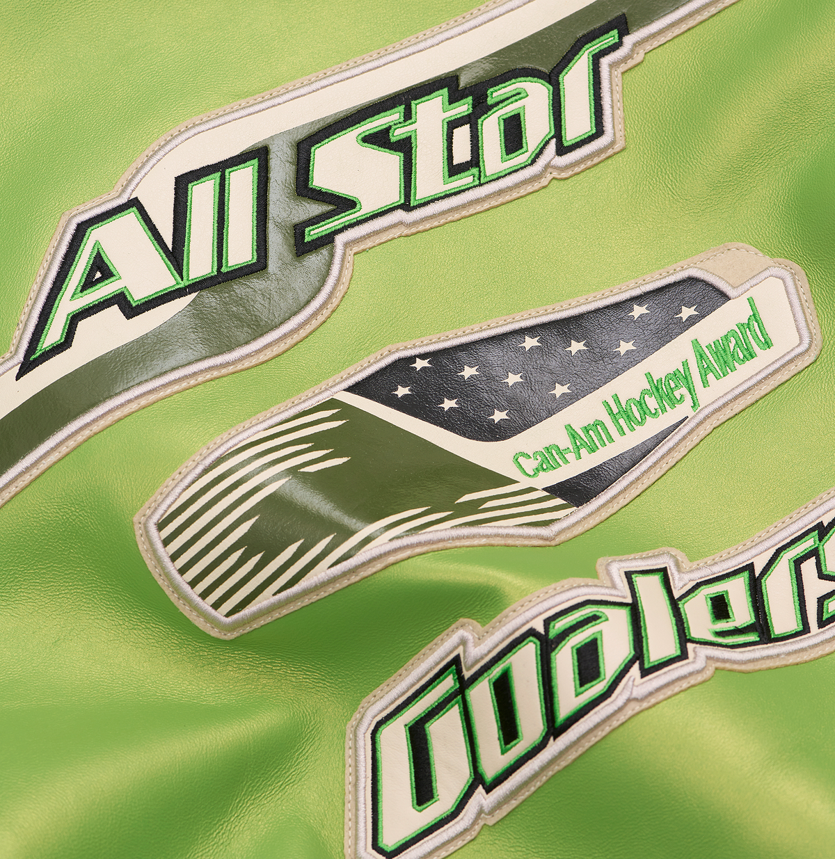 Avirex Star and Stripes Jacket - Screamin Green