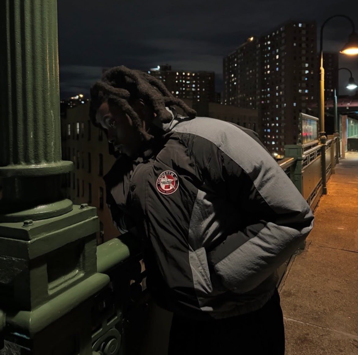 Corteiz Avalanche Bolo Down Jacket - Black