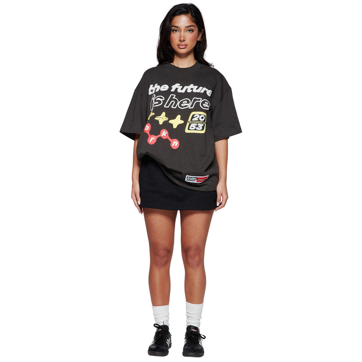 Broken Planet The Future Is Here T-shirt - Soot Black