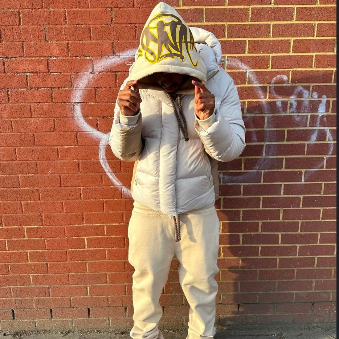 Syna World Down Puffer Jacket - Beige