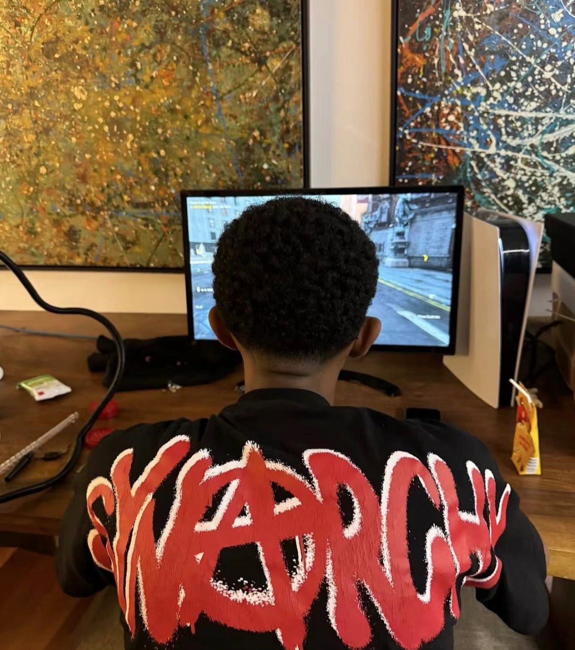 Syna World Synarchy T-shirt - Black/Red