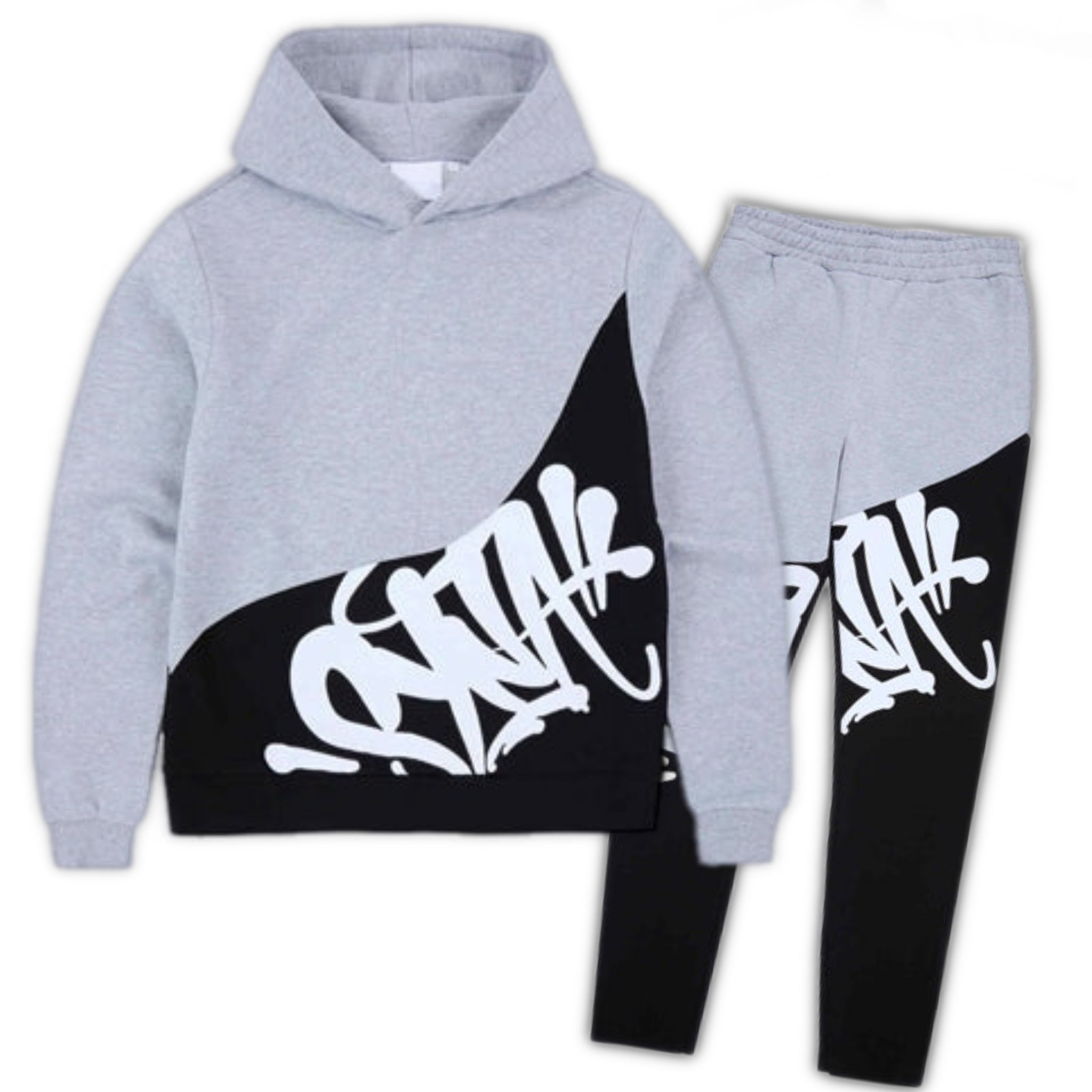 Syna World Slice Tracksuit - Grey/Black