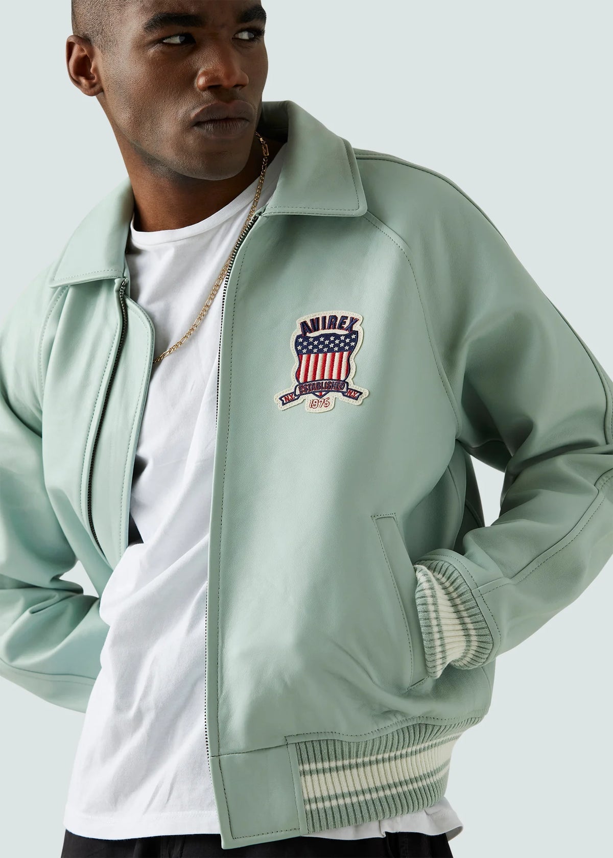 Avirex Icon Jacket - Seafoam