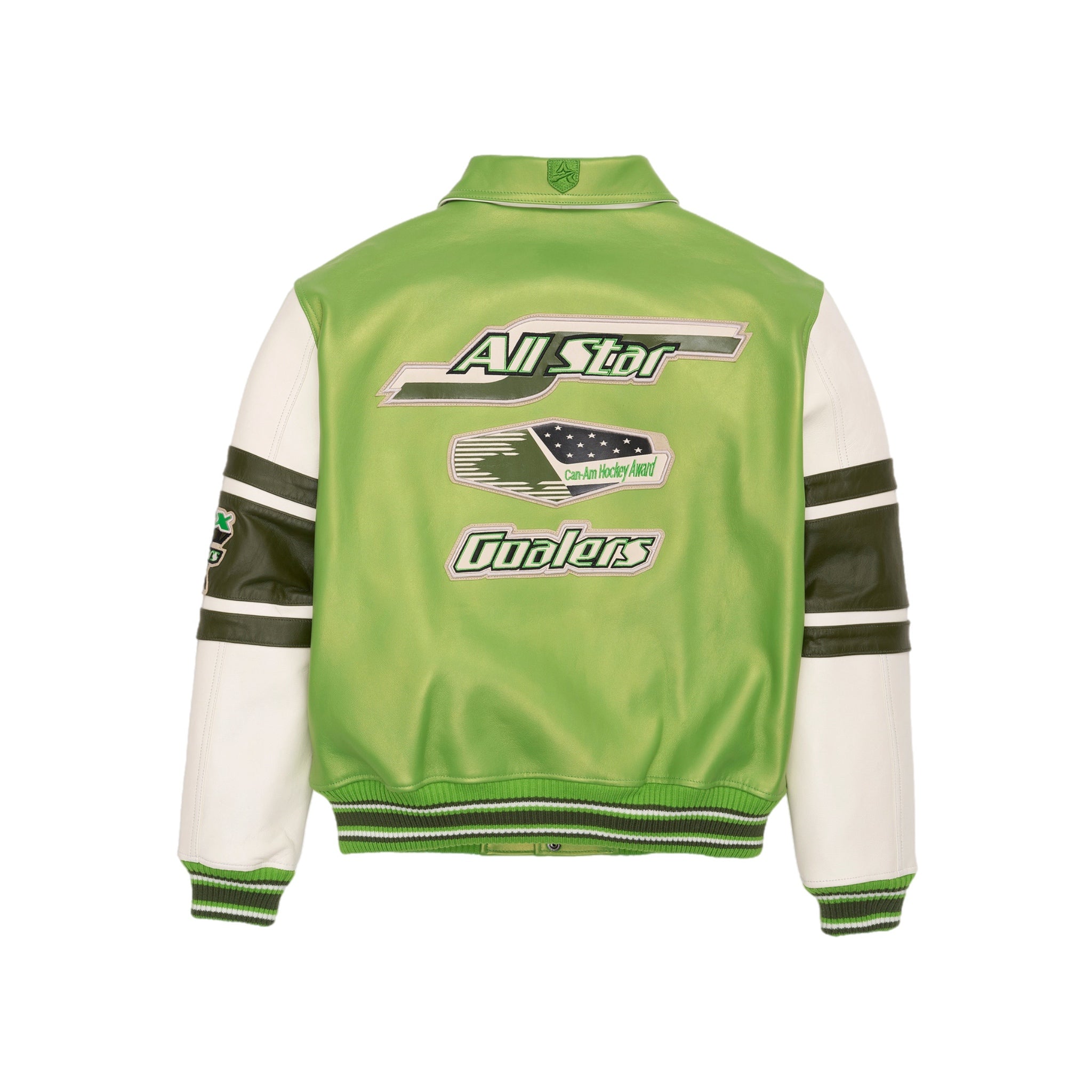 Avirex Star and Stripes Jacket - Screamin Green