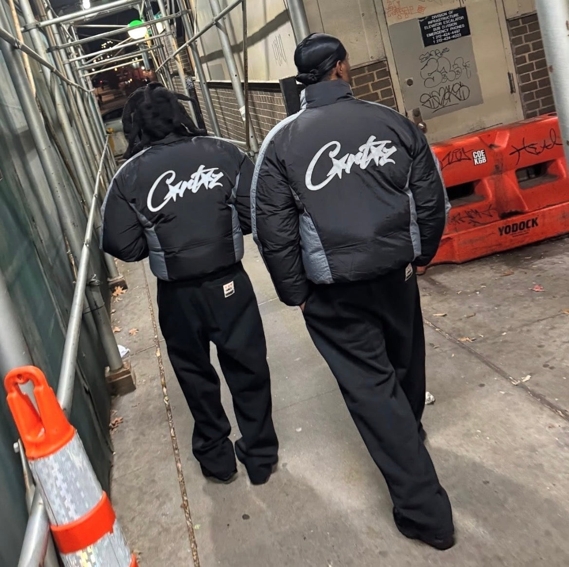 Corteiz Avalanche Bolo Down Jacket - Black