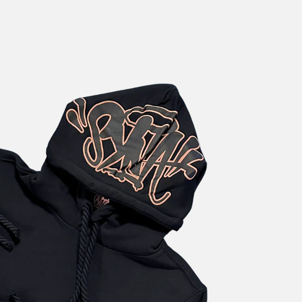 Syna World Logo Tracksuit - Black/Rose Gold