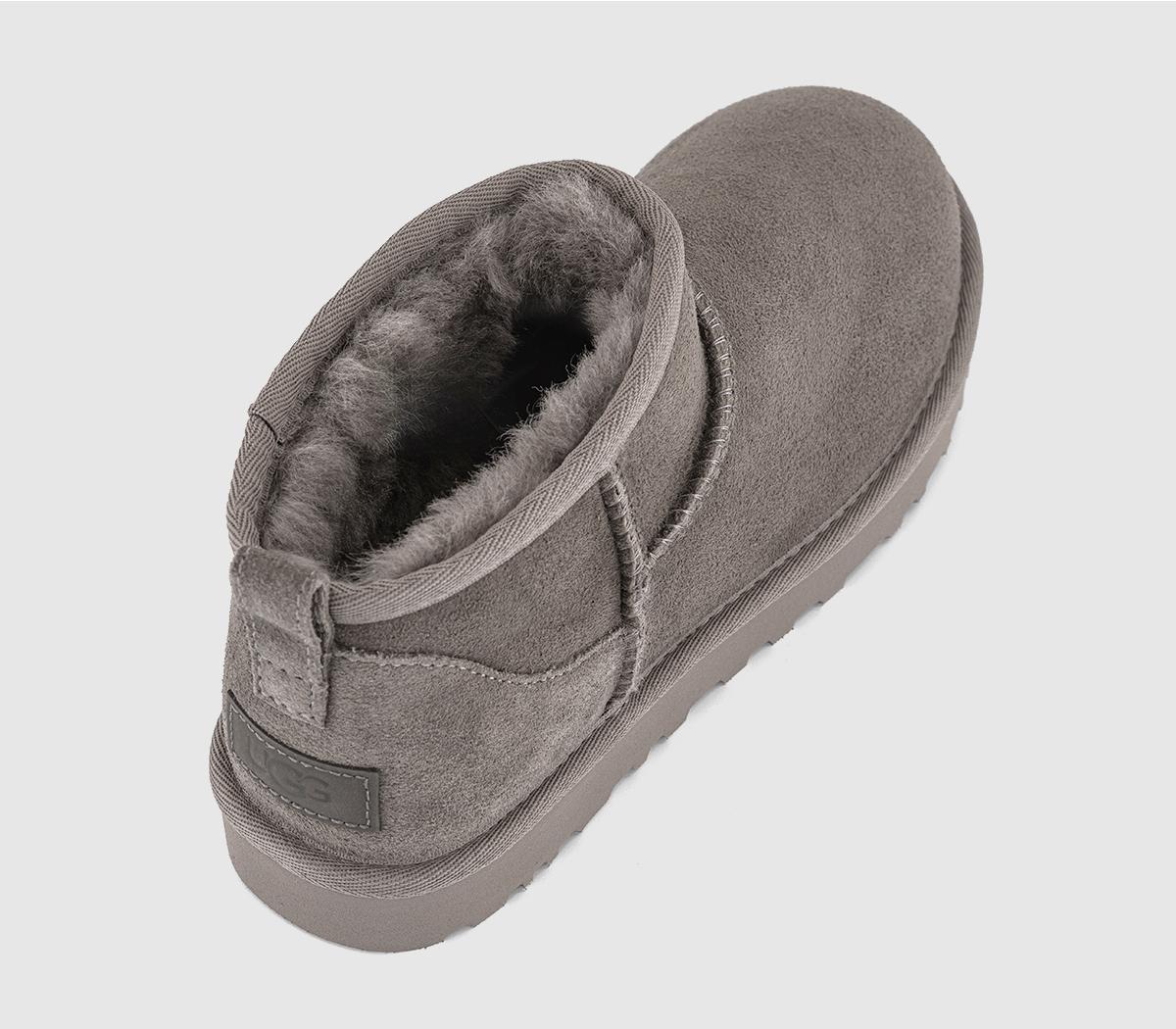 UGG Classic Ultra Mini Boots - Smoke Plume Grey (Women’s)
