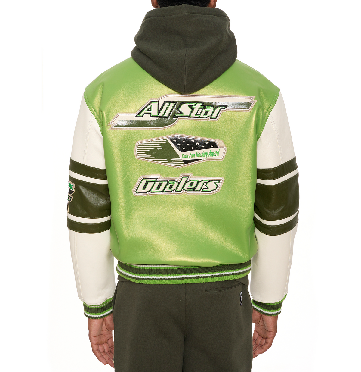 Avirex Star and Stripes Jacket - Screamin Green