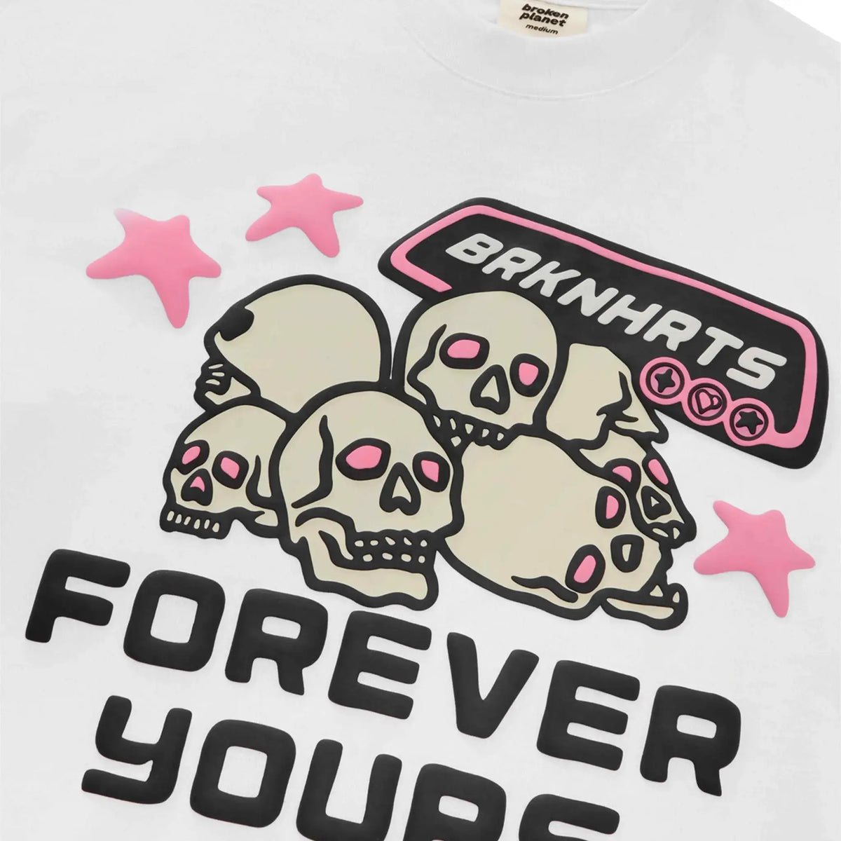 Broken Planet Forever Yours T-shirt - Snow White