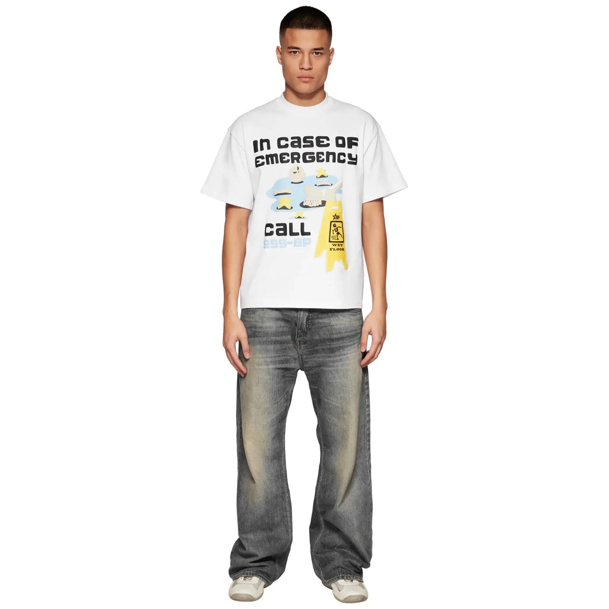 Broken Planet In Case Of Emergency T-shirt - White