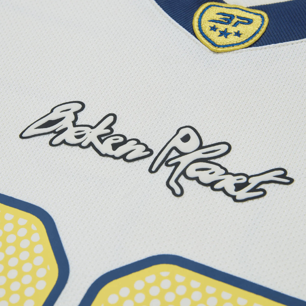 Broken Planet Football Jersey - White/Blue
