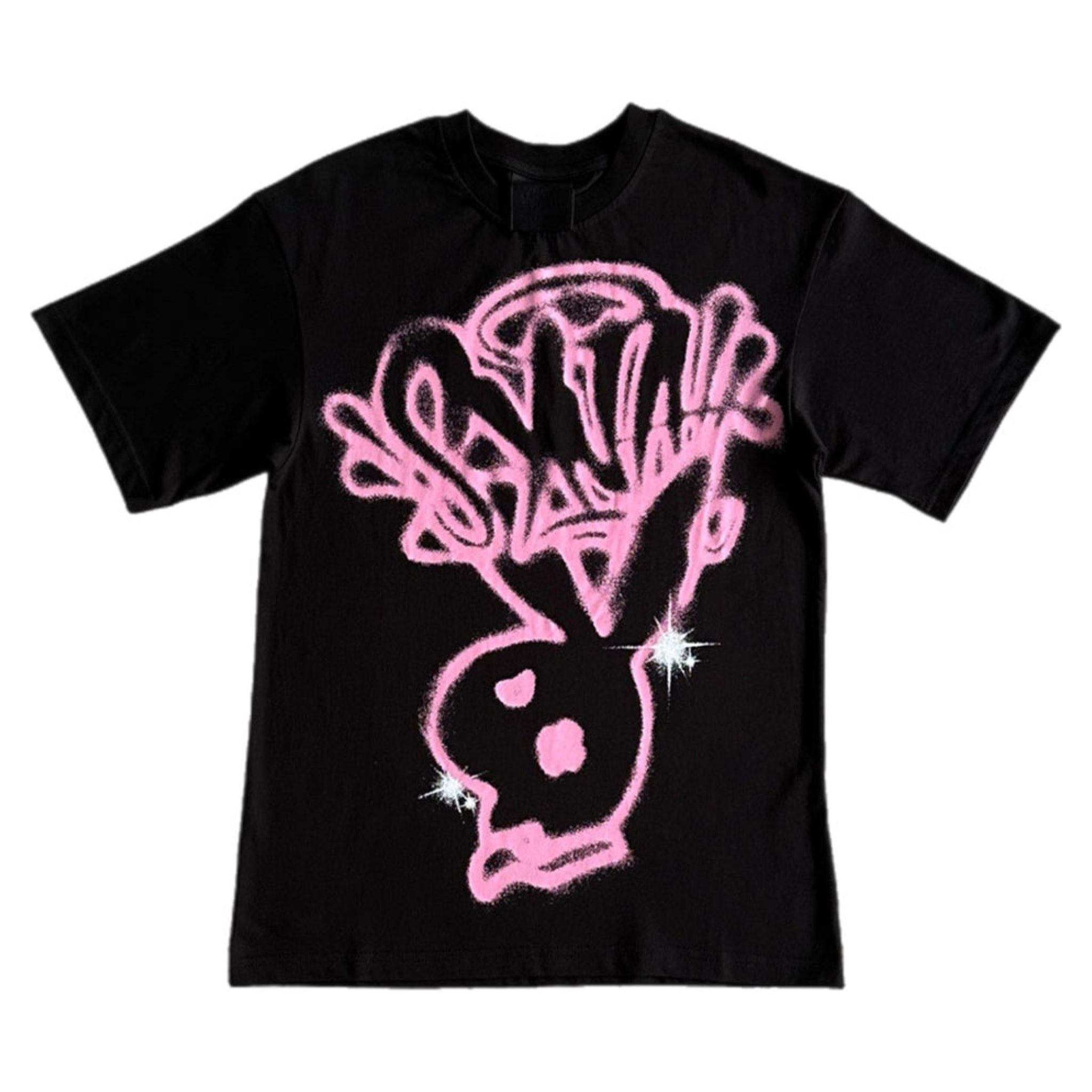 Syna World Bunny T-shirt - Black/Pink
