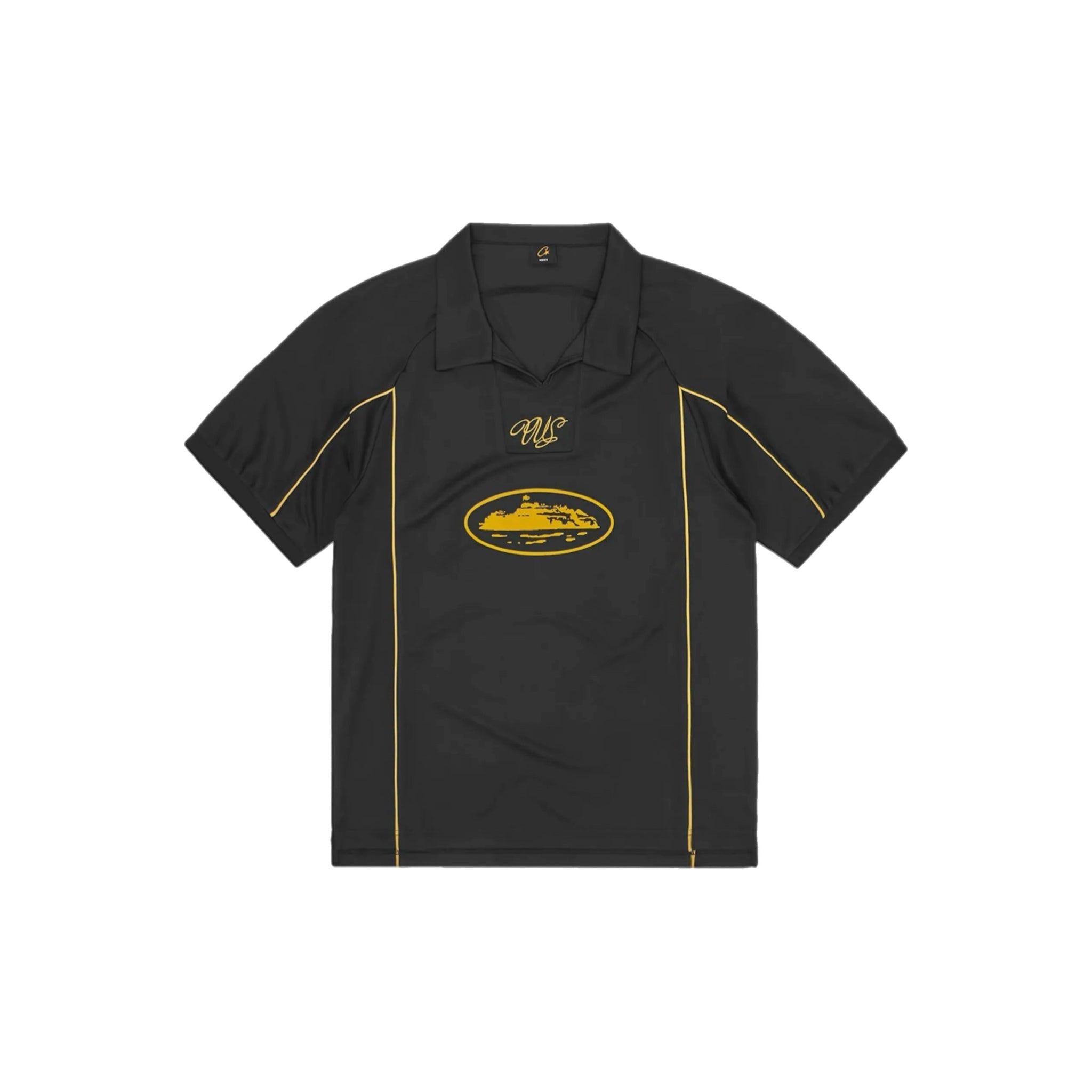 Corteiz Talismo Football Jersey - Black/Yellow