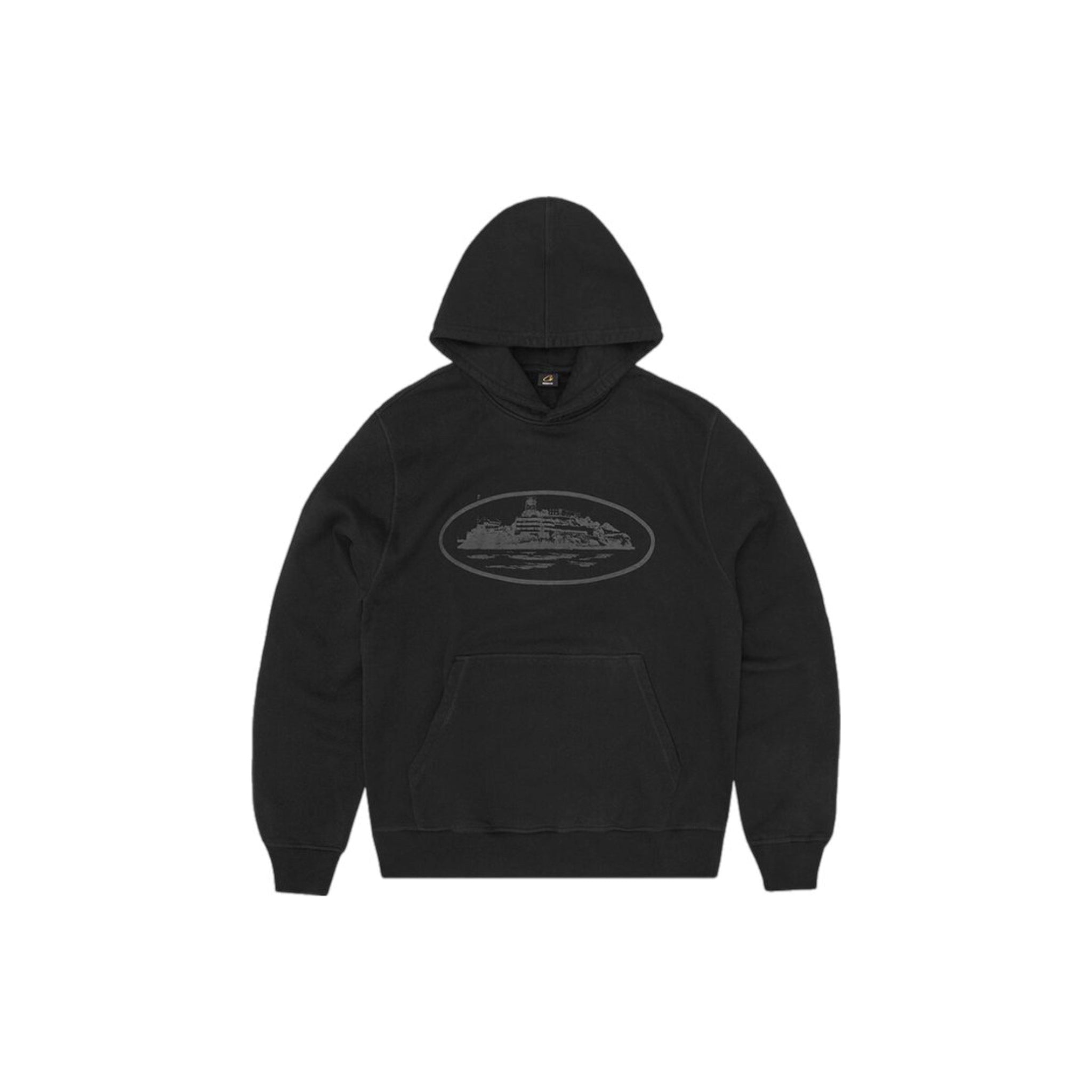Corteiz Alcatraz Hoodie - Triple Black