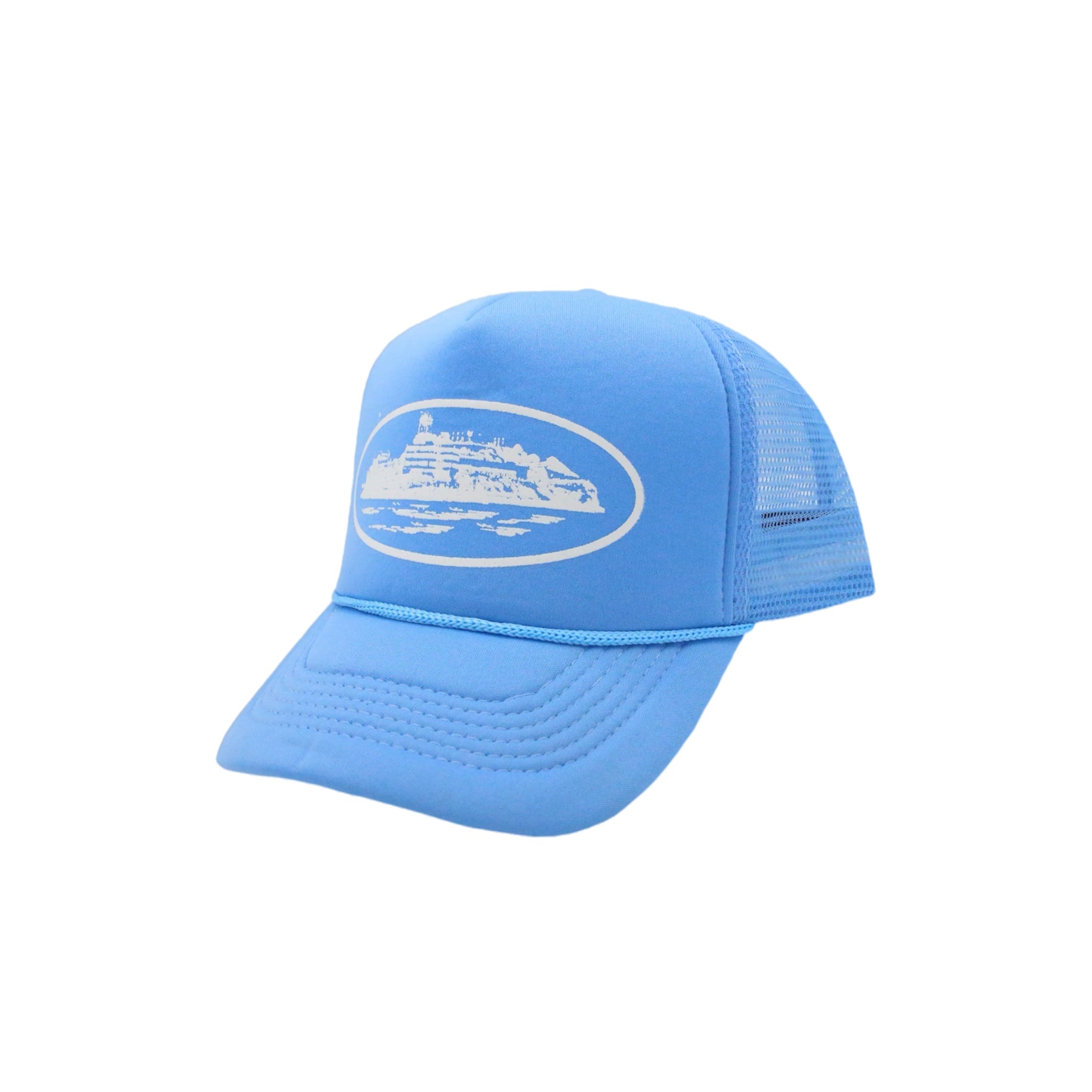 Corteiz Alcatraz Trucker Hat - Baby Blue