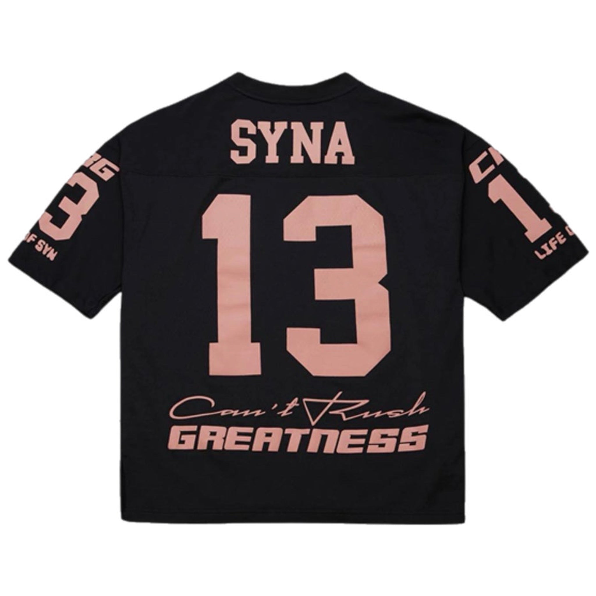 Syna World x NFL x Mitchell & Ness CRG Jersey- Black/Rose Gold