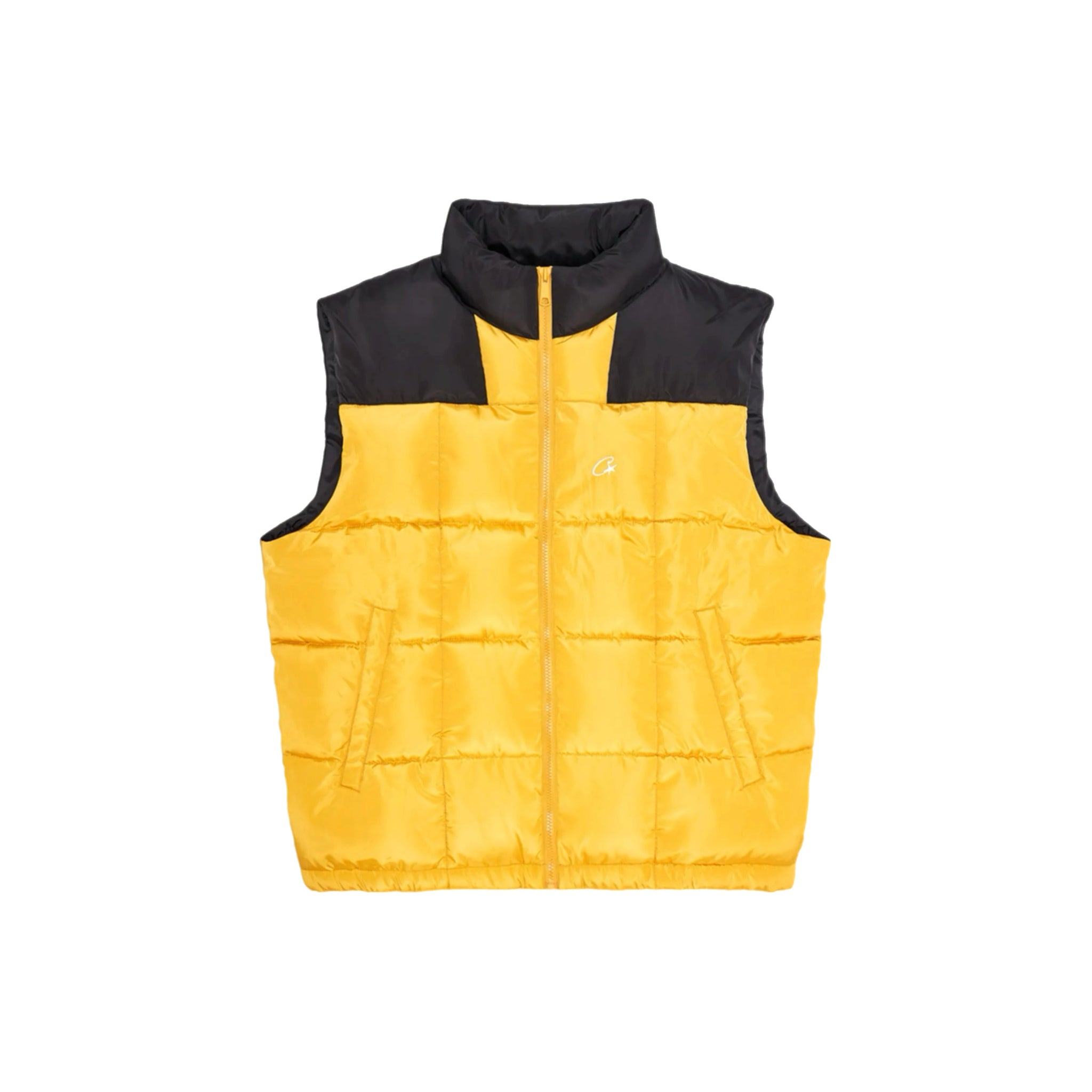 Corteiz Bolo Bodywarma Gilet Jacket - Yellow