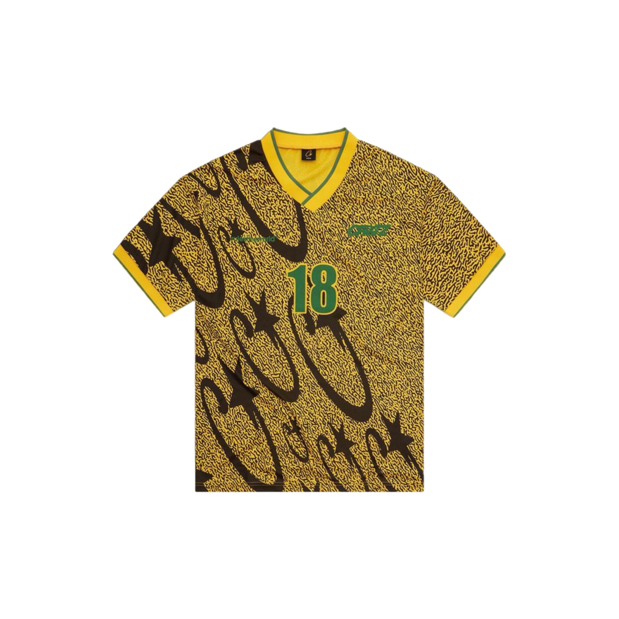 Corteiz Carni Stellations Football Jersey - Yellow