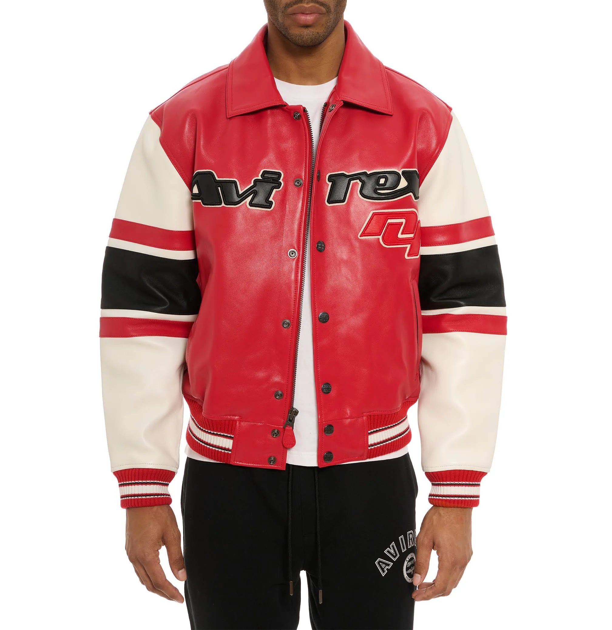 Avirex Legends Jacket - Red/White
