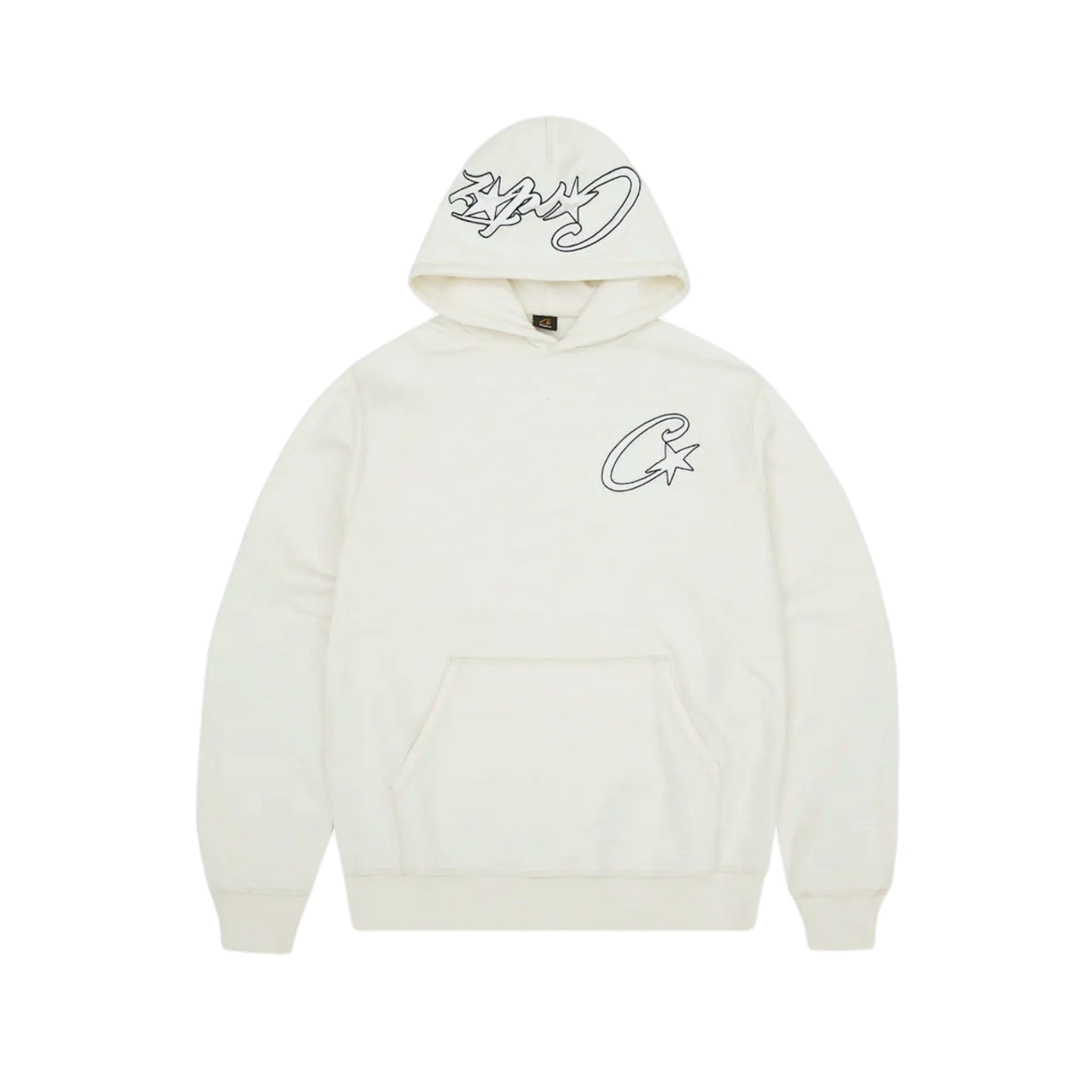 Corteiz Satin C Star Appliqué Tracksuit - Off White