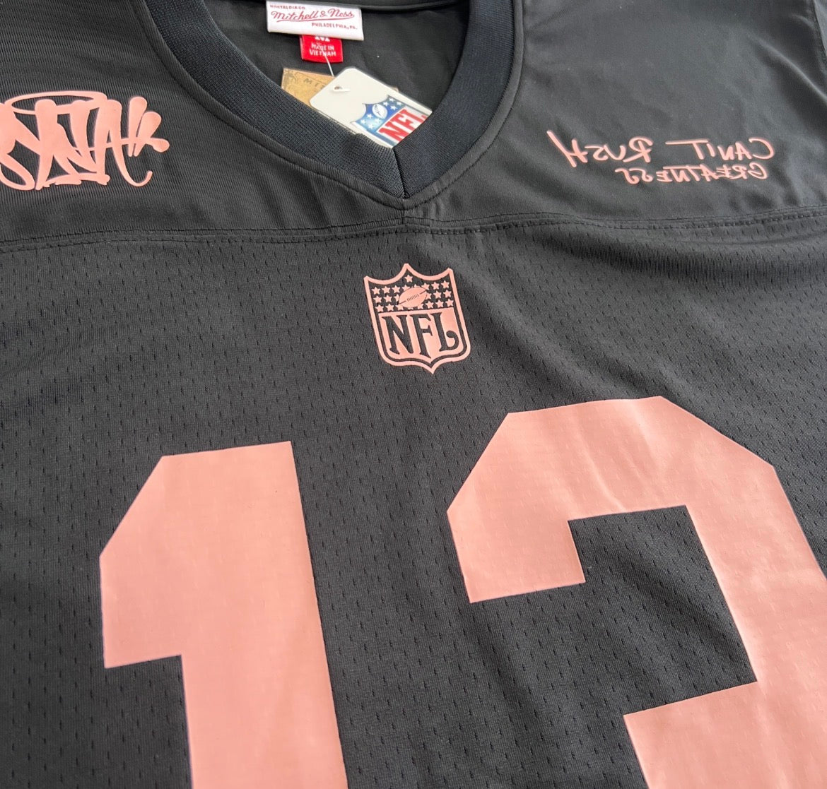 Syna World x NFL x Mitchell & Ness CRG Jersey- Black/Rose Gold