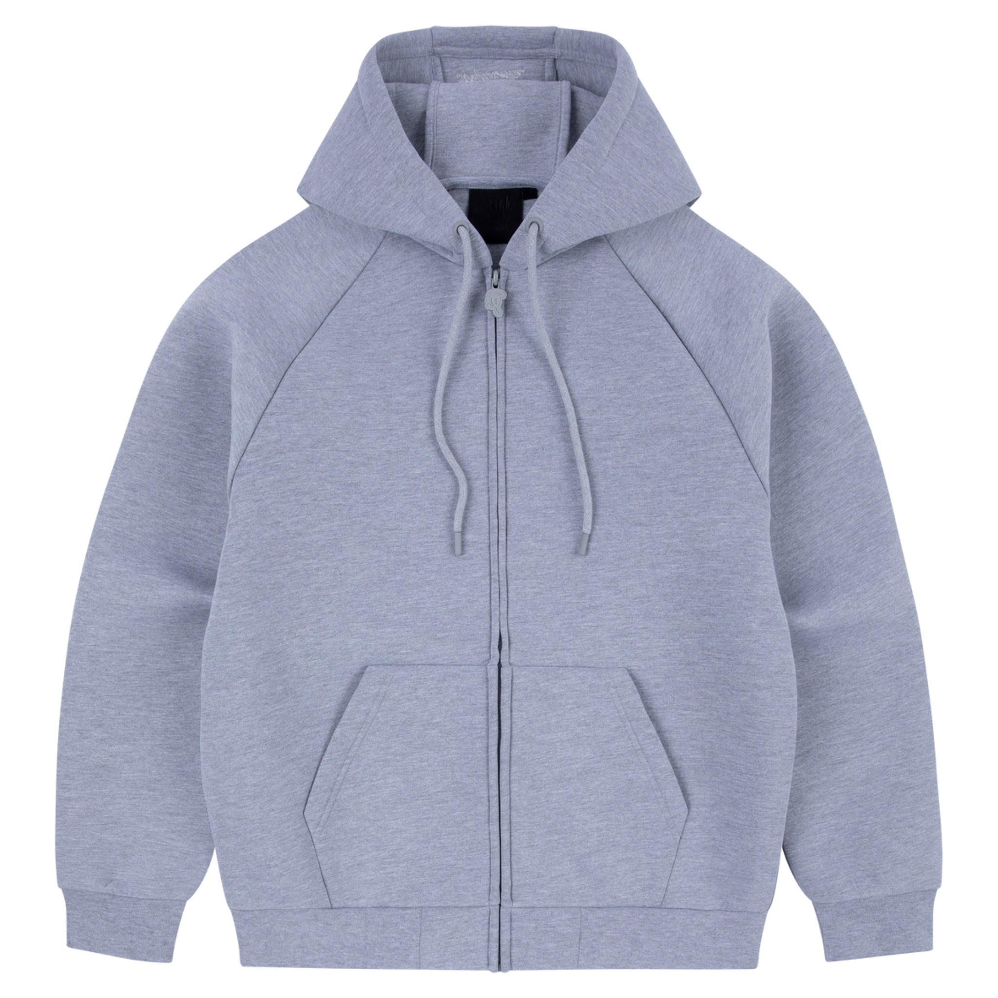 Syna World Neoprene Embossed Hoodie - Grey