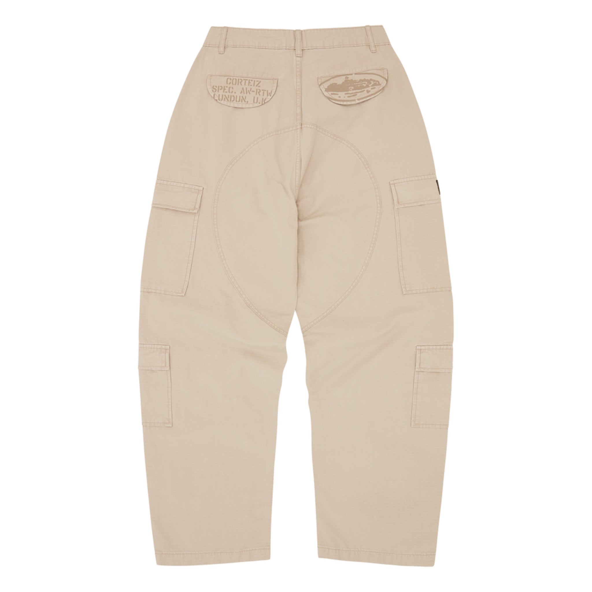 Corteiz Guerillaz Cargo Pants - Tan