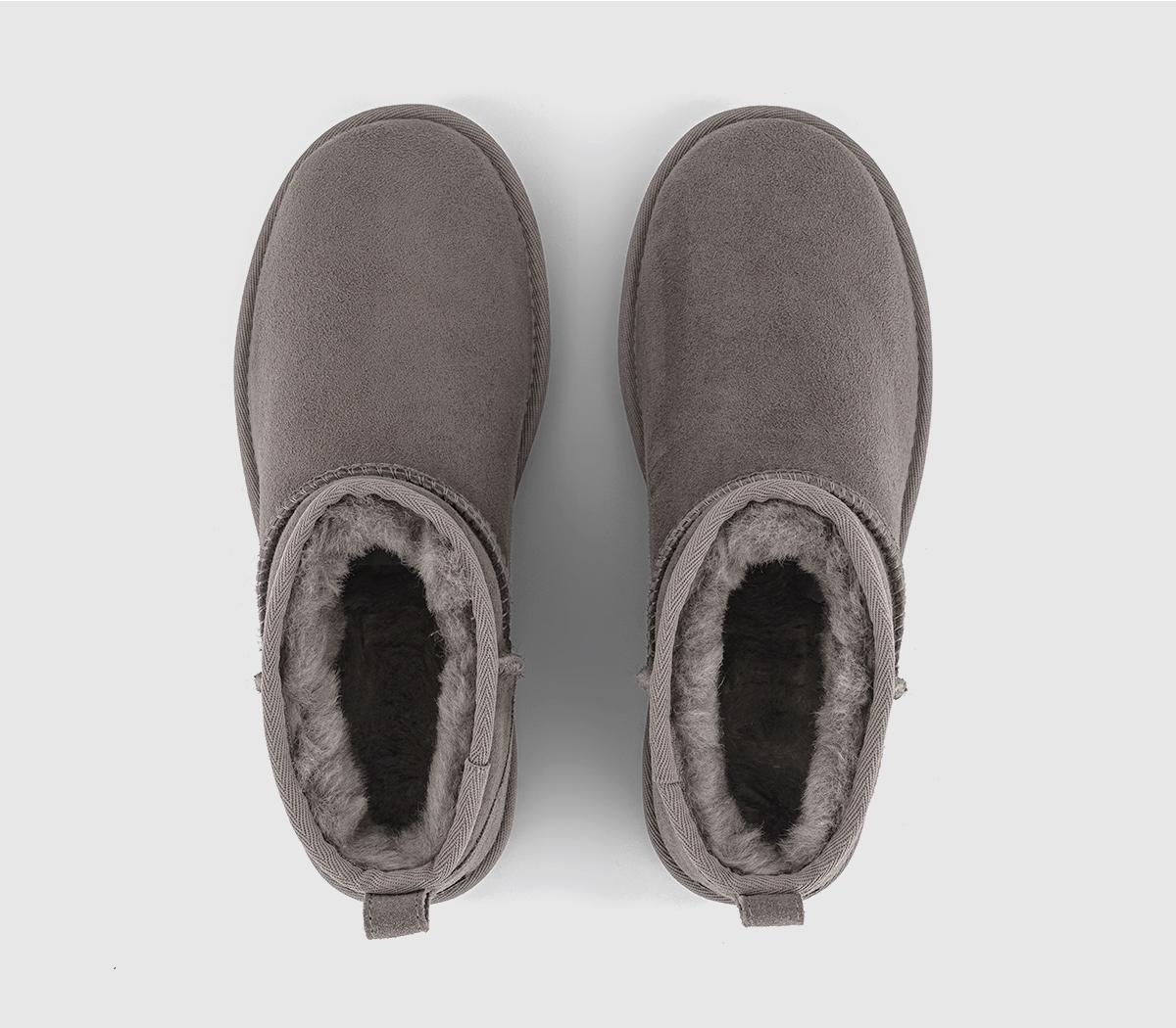 UGG Classic Ultra Mini Boots - Smoke Plume Grey (Women’s)