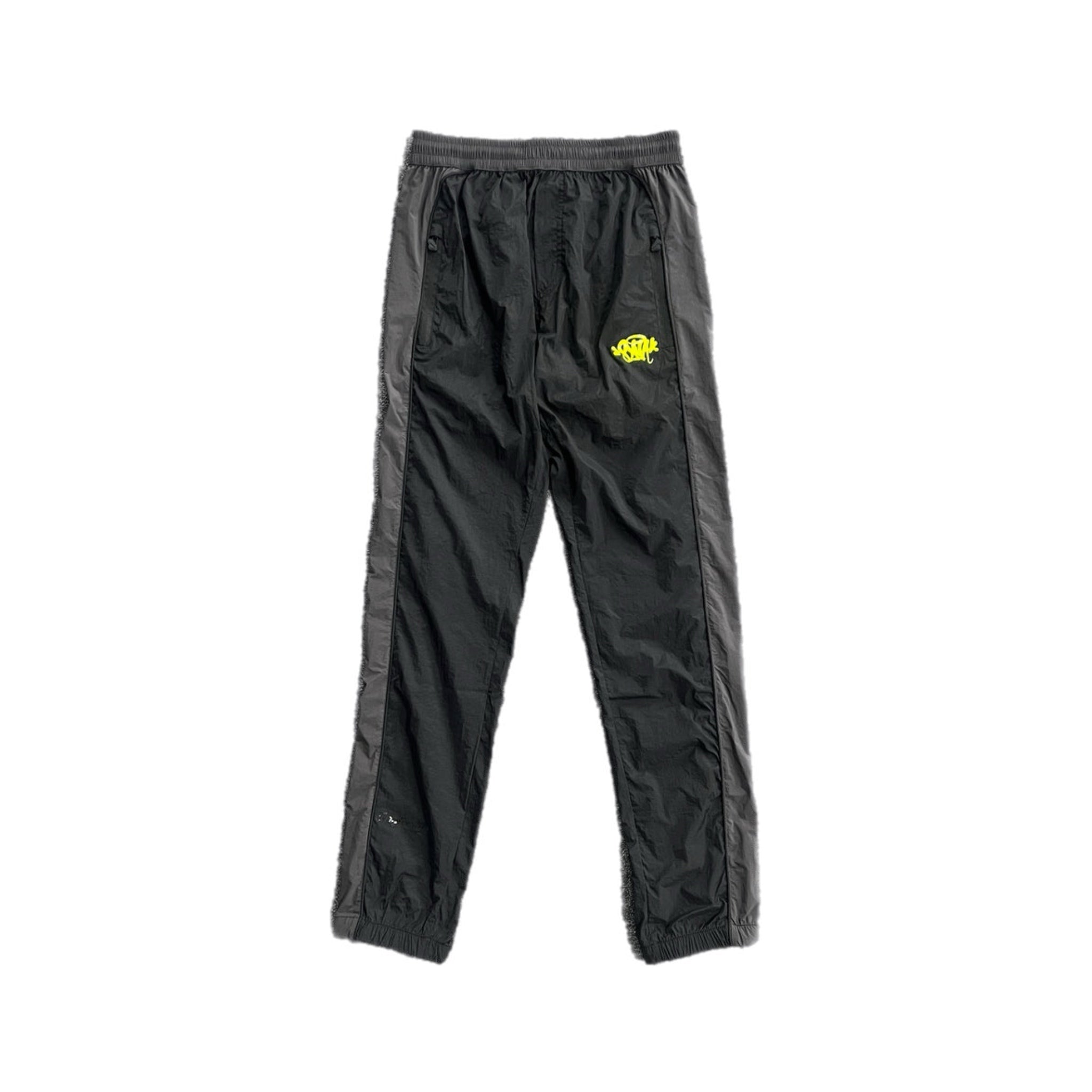 Syna Logo Shell Tracksuit - Black/Grey/Neon