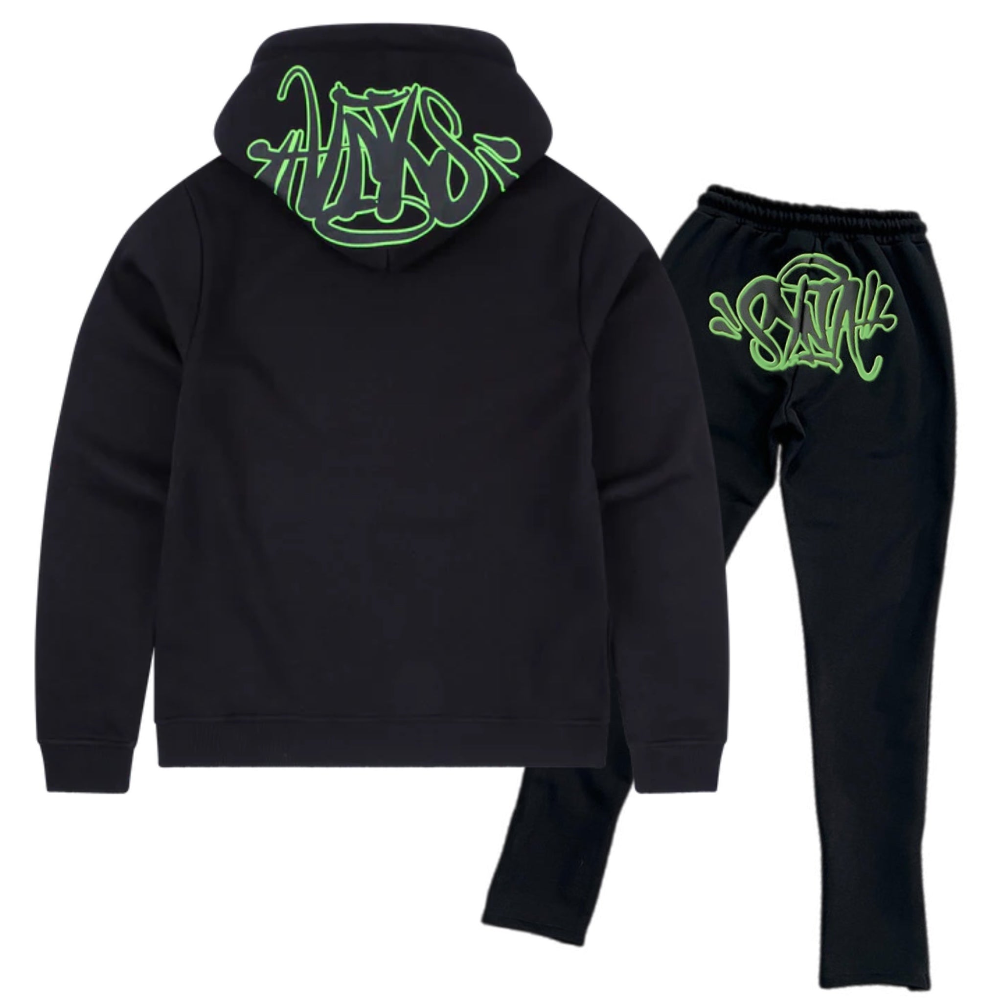 Syna World Logo Tracksuit - Black/Green
