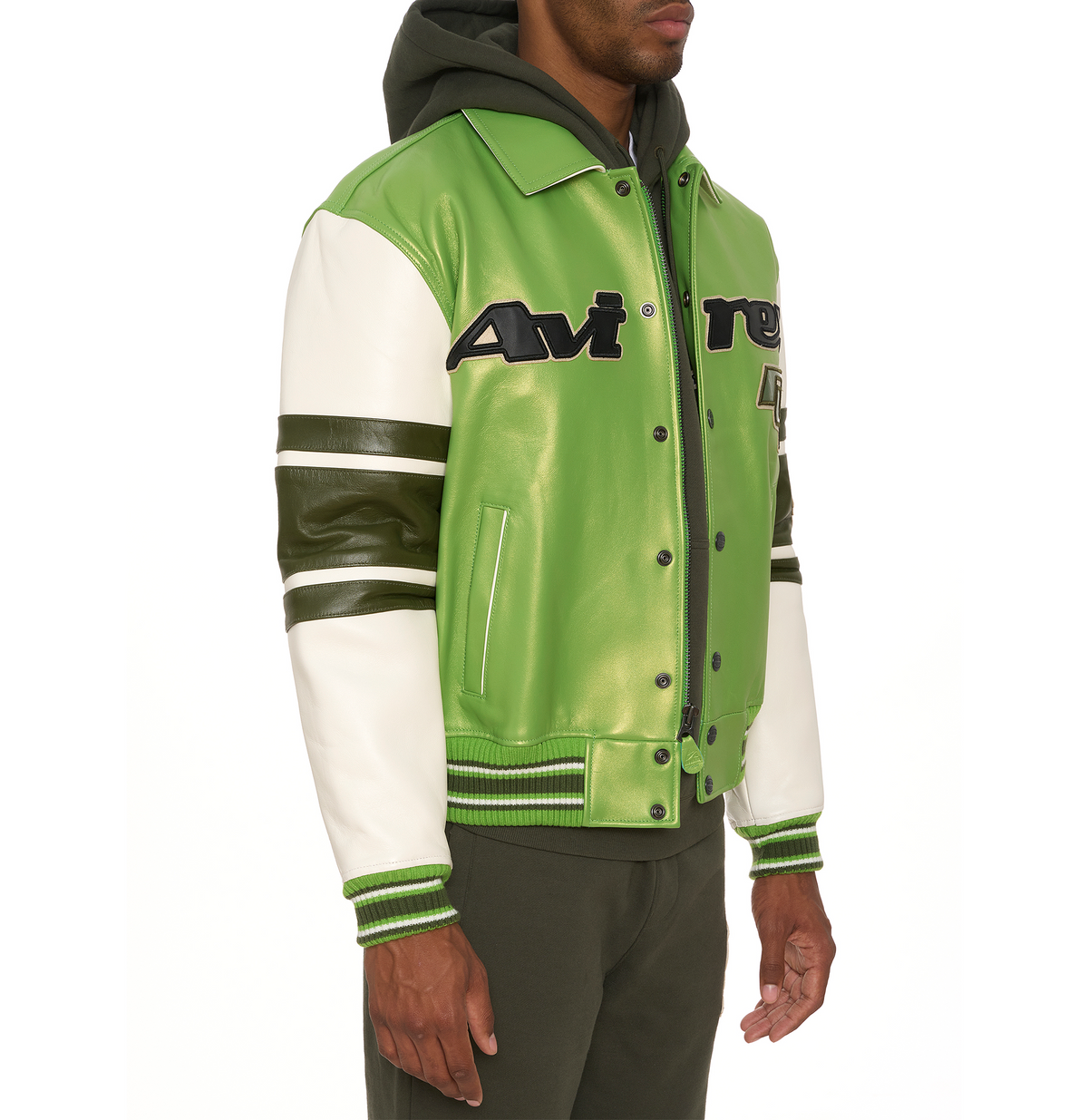 Avirex Star and Stripes Jacket - Screamin Green