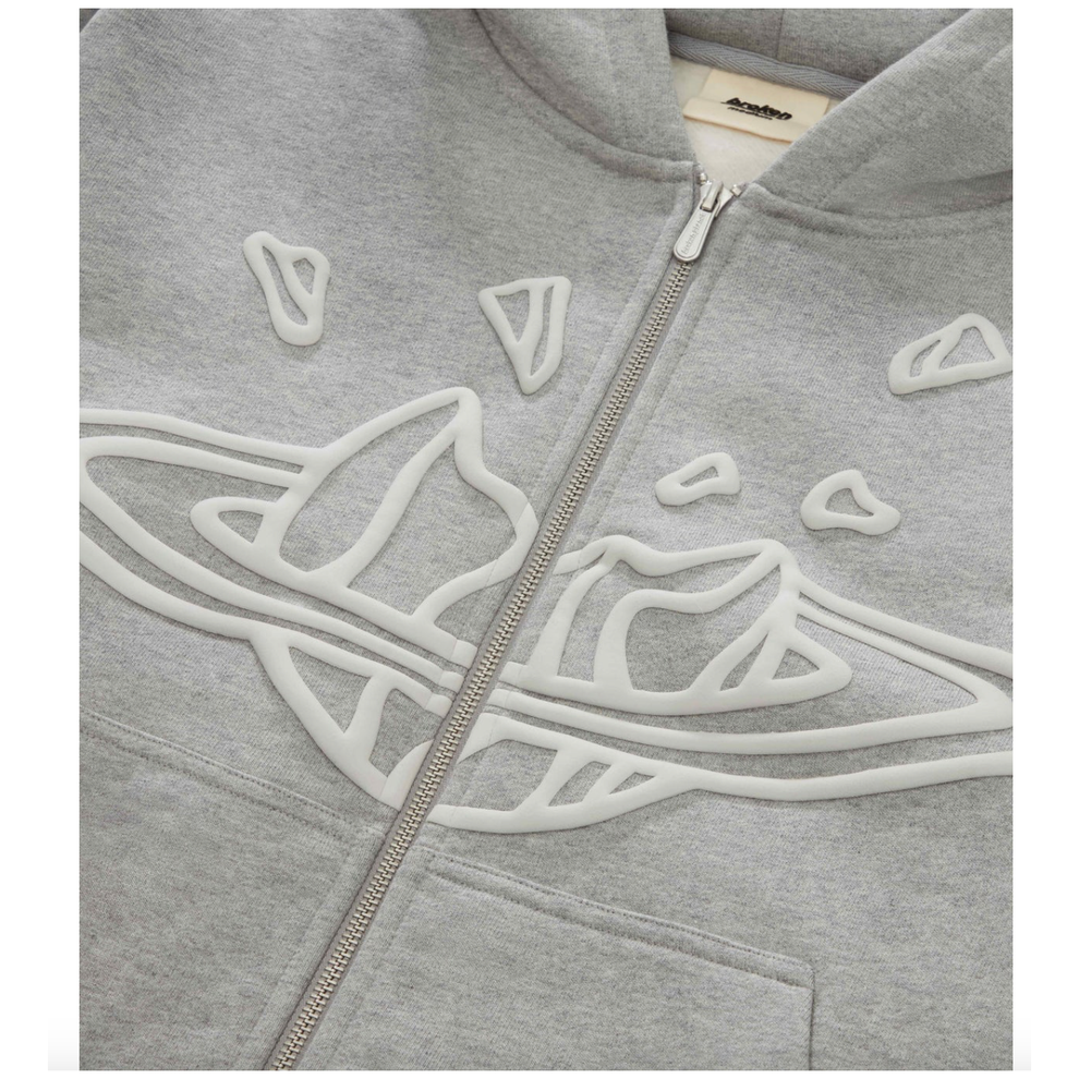 Broken Planet Tracksuit - Heather Grey