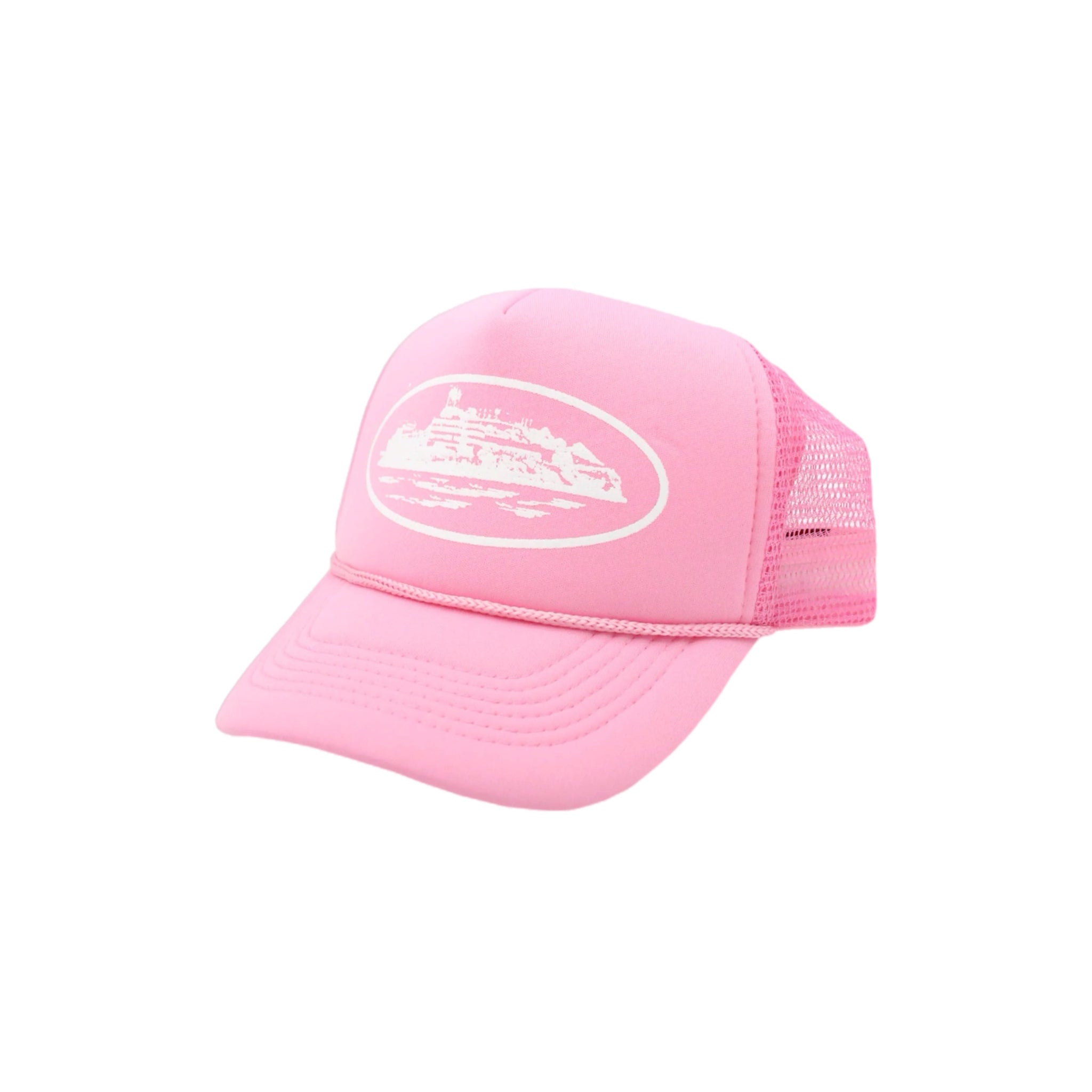 Corteiz Alcatraz Trucker Hat - Pink