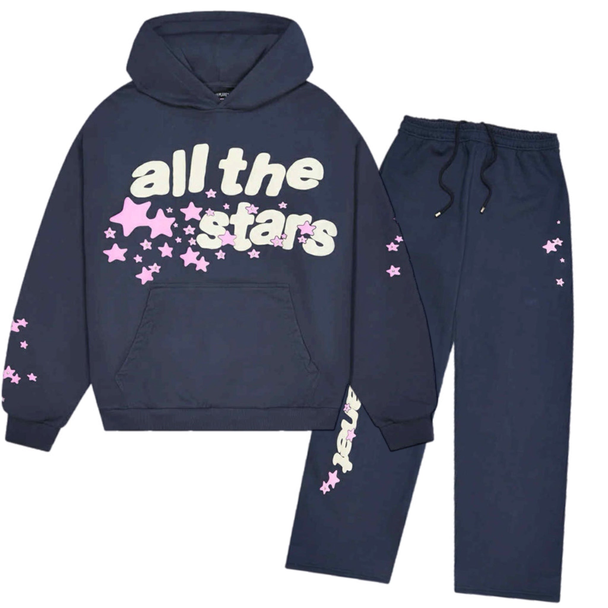 Broken Planet All The Stars Tracksuit - Navy/Pink