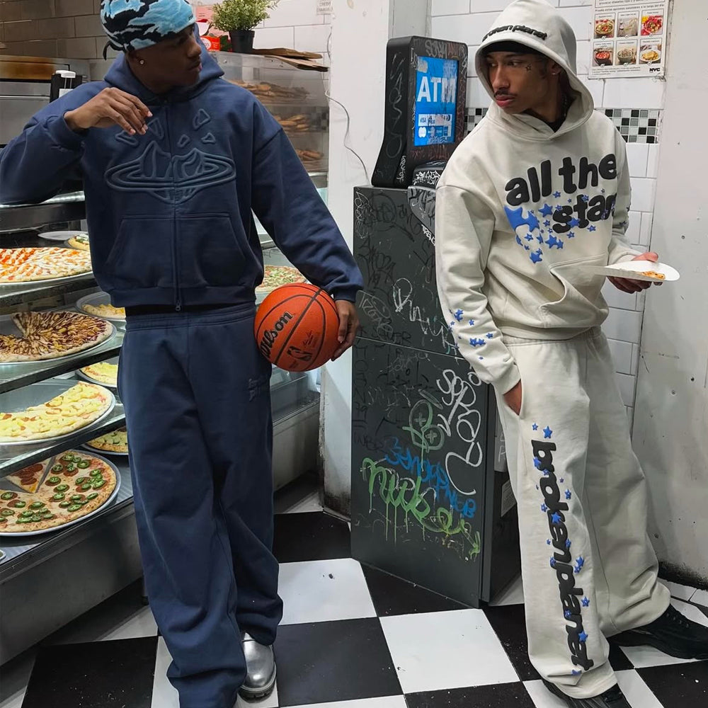 Broken Planet All The Stars Tracksuit - Ivory White