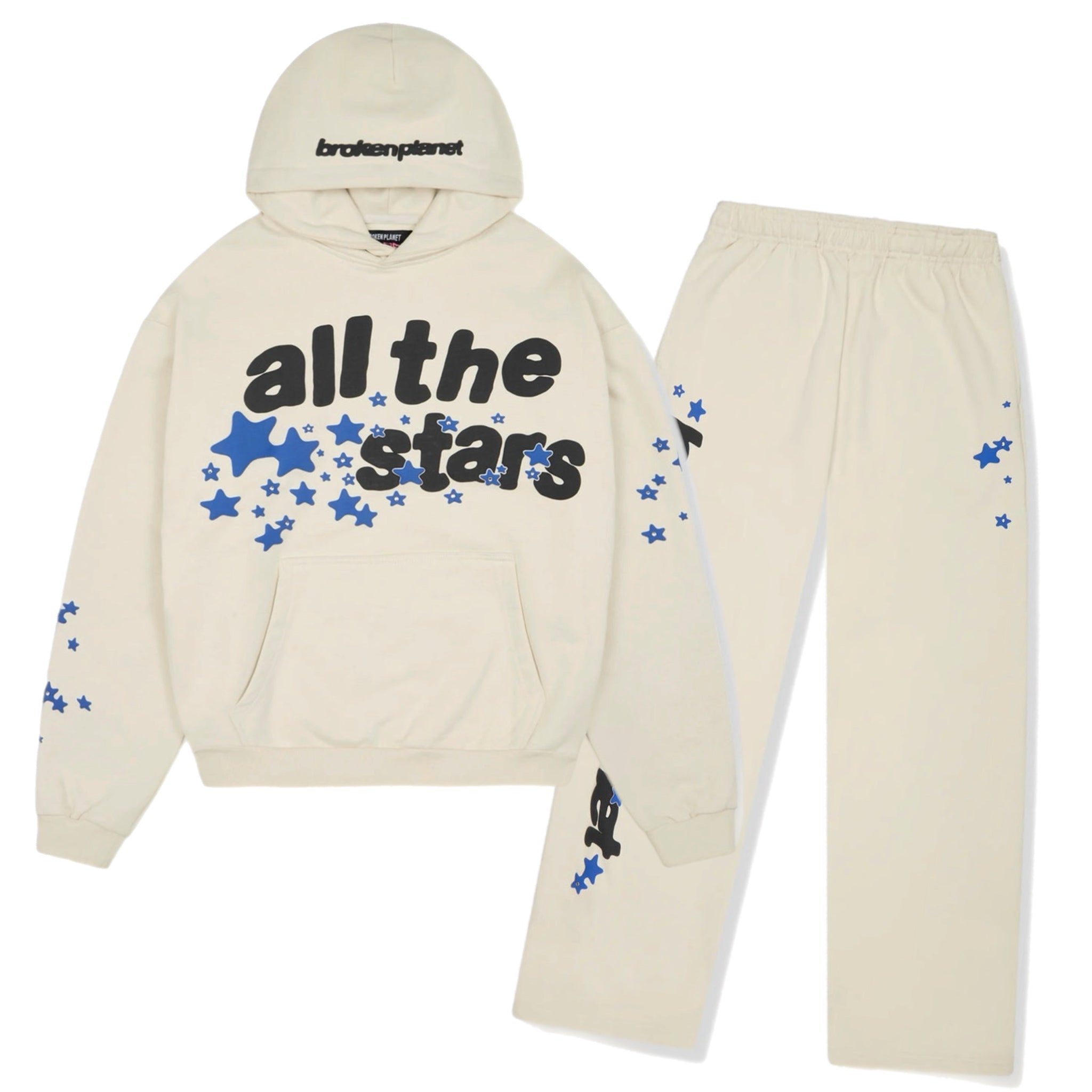 Broken Planet All The Stars Tracksuit - Ivory White