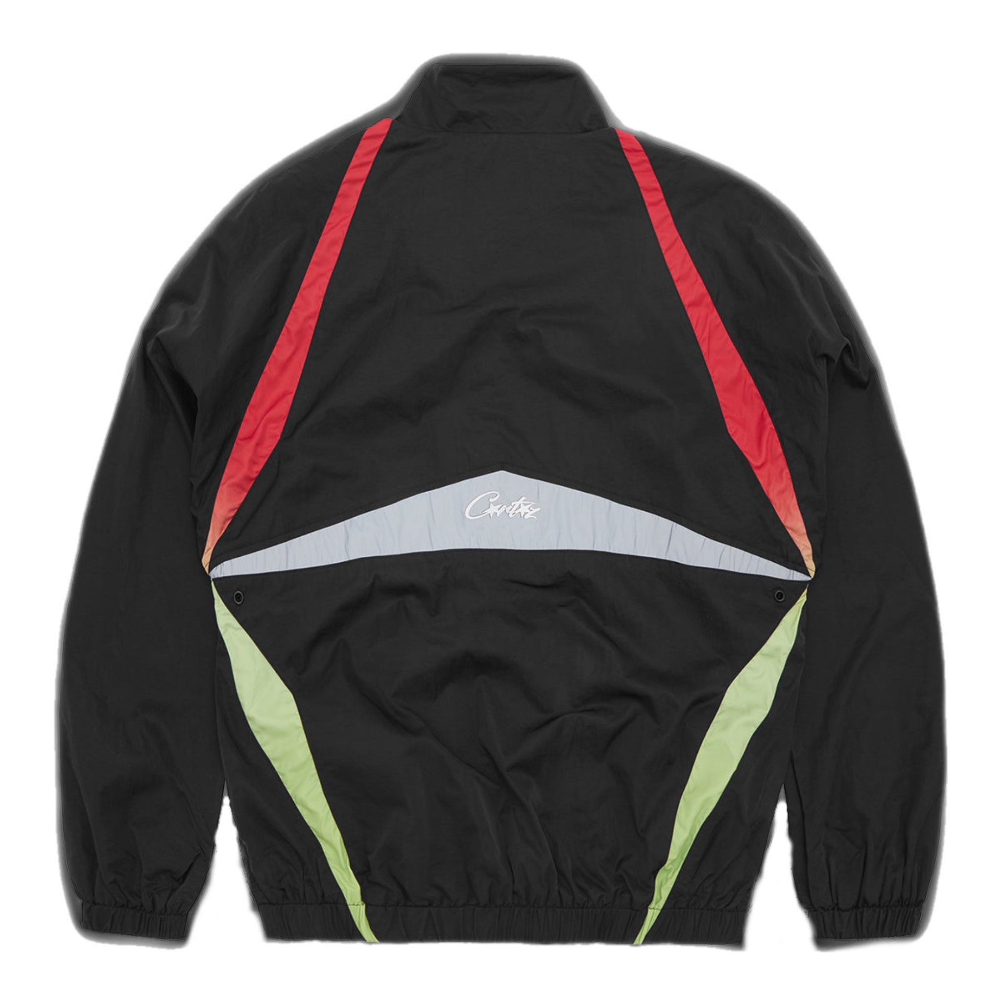 Corteiz Gradient Litework Tracksuit - Black/Red/Green