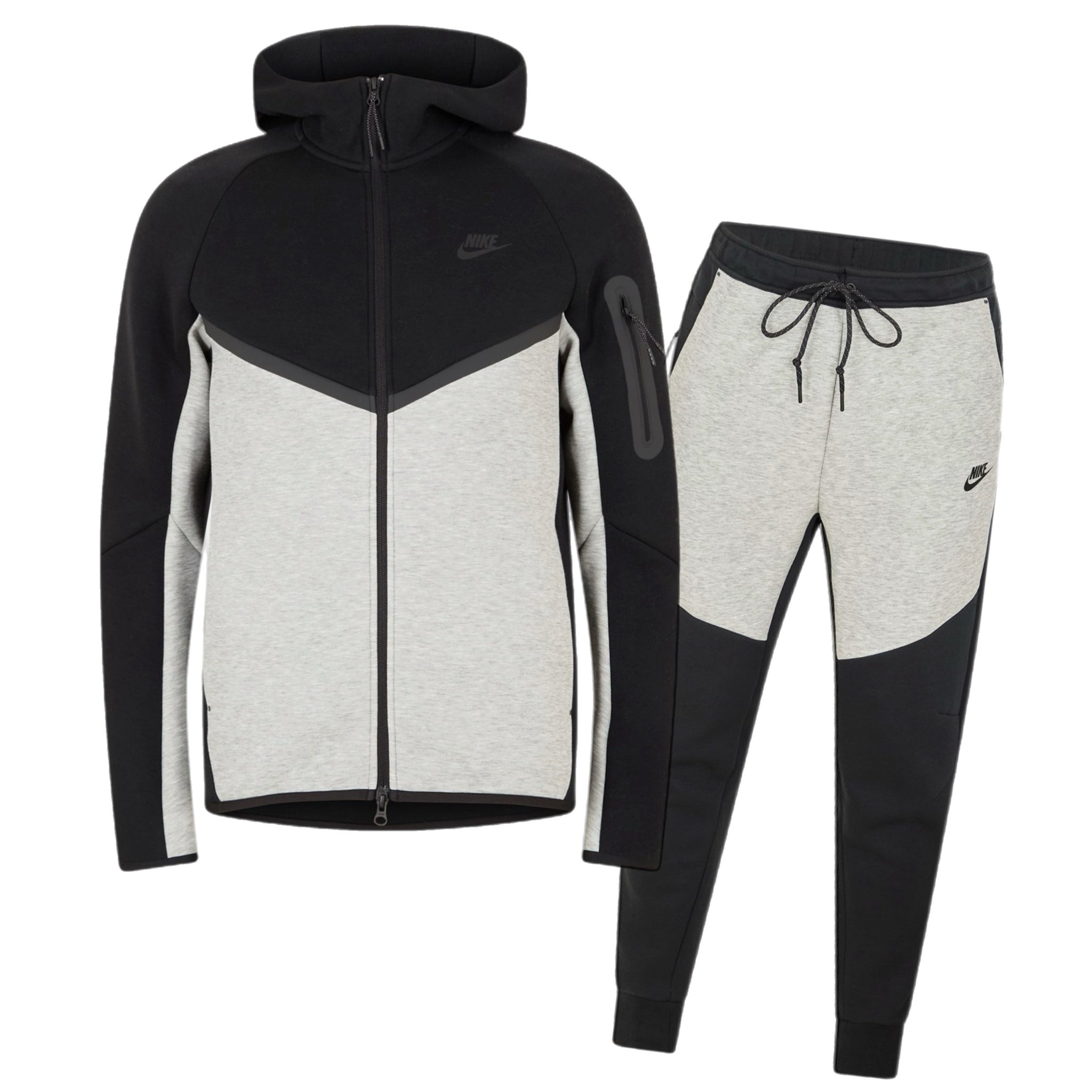 Nike Tech Fleece Tracksuit - Black/Grey