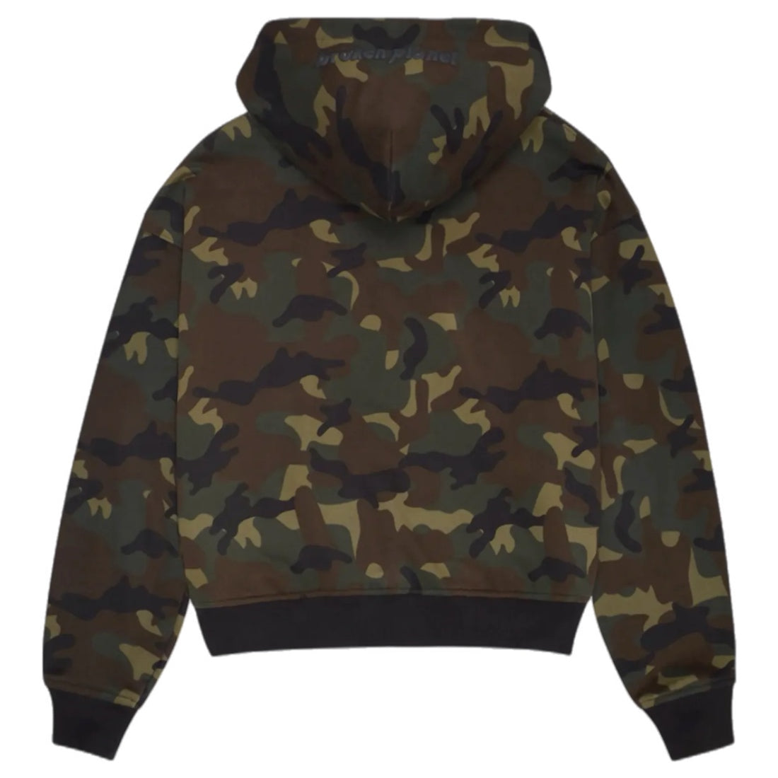 Broken Planet Camo Planet Zip-Up Hoodie - Camo