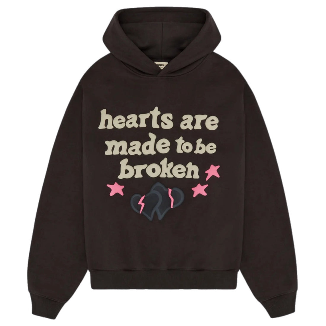 Broken Planet Hearts Are Meant To Be Broken Hoodie - Soot Black