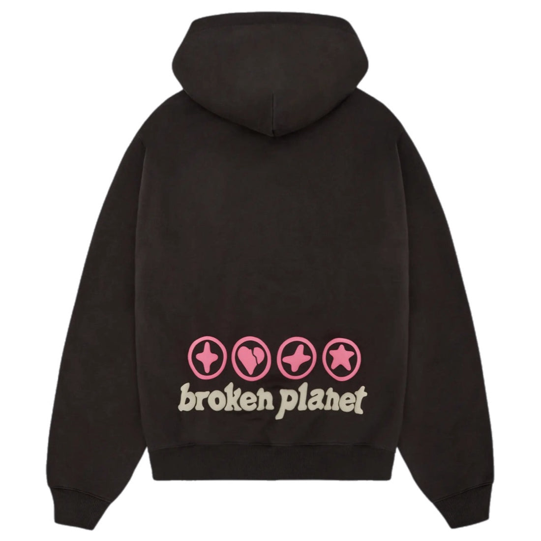 Broken Planet Hearts Are Meant To Be Broken Hoodie - Soot Black