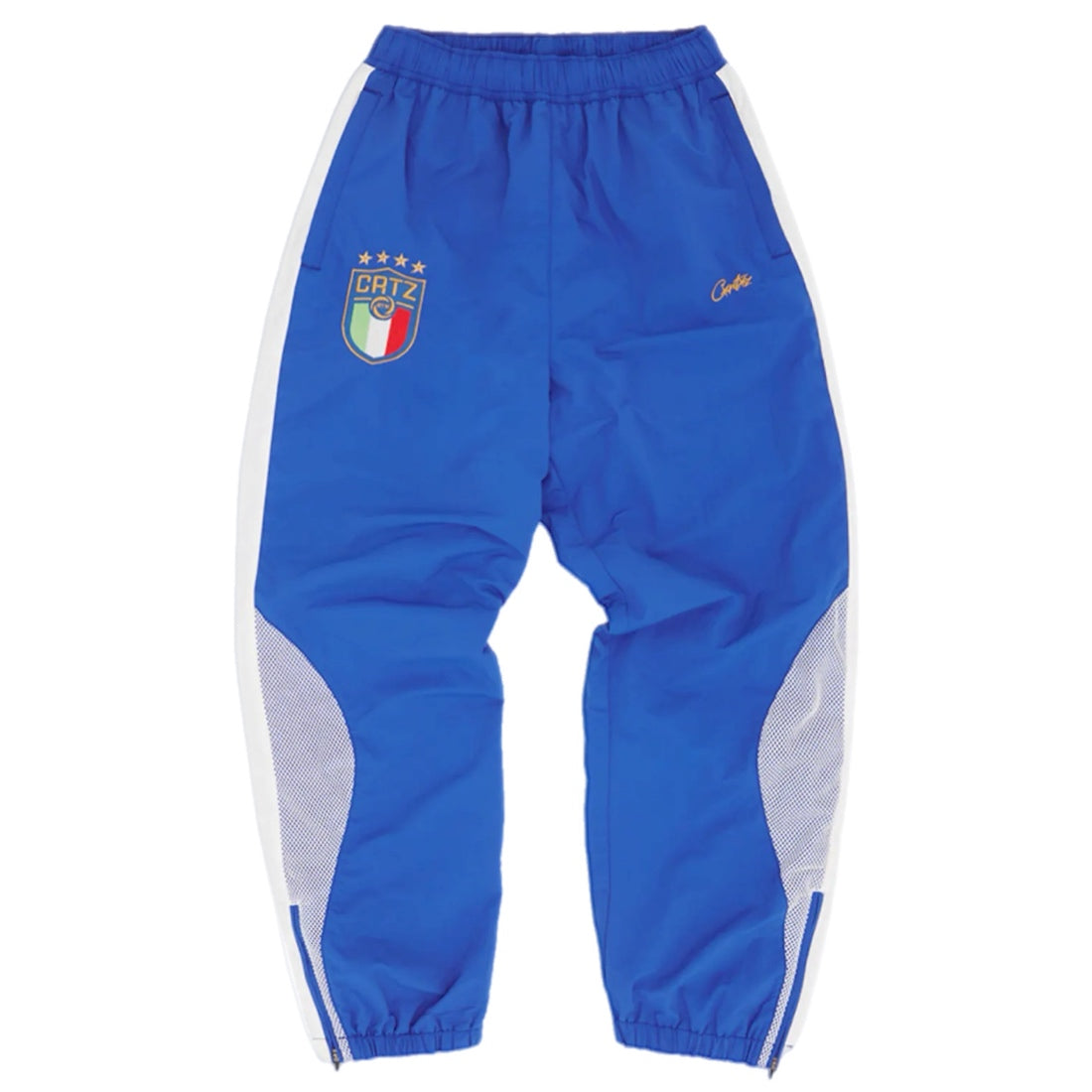 Corteiz Italia Shell Tracksuit - White/Blue