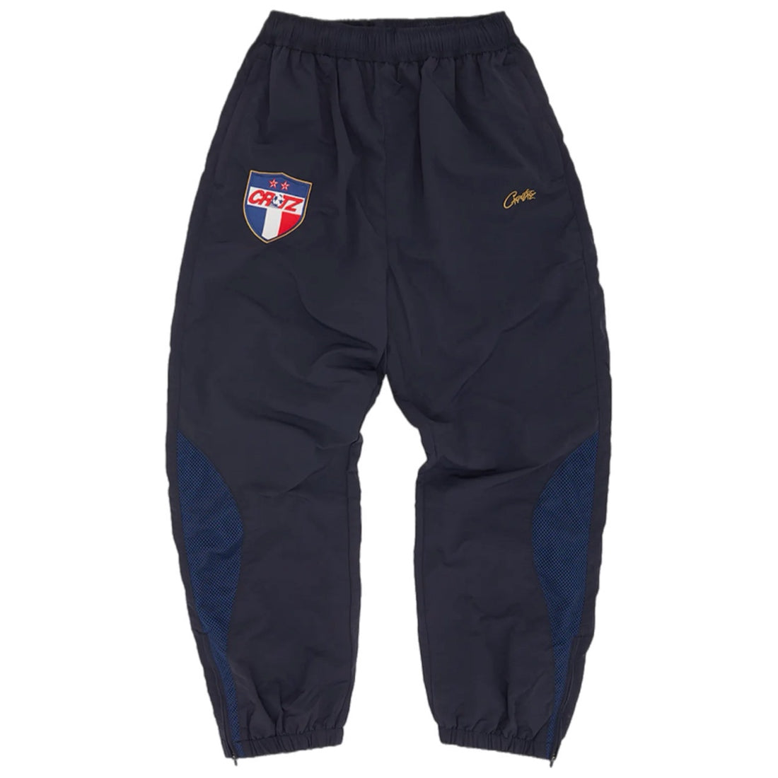 Corteiz Francais Shell Tracksuit - Navy/White