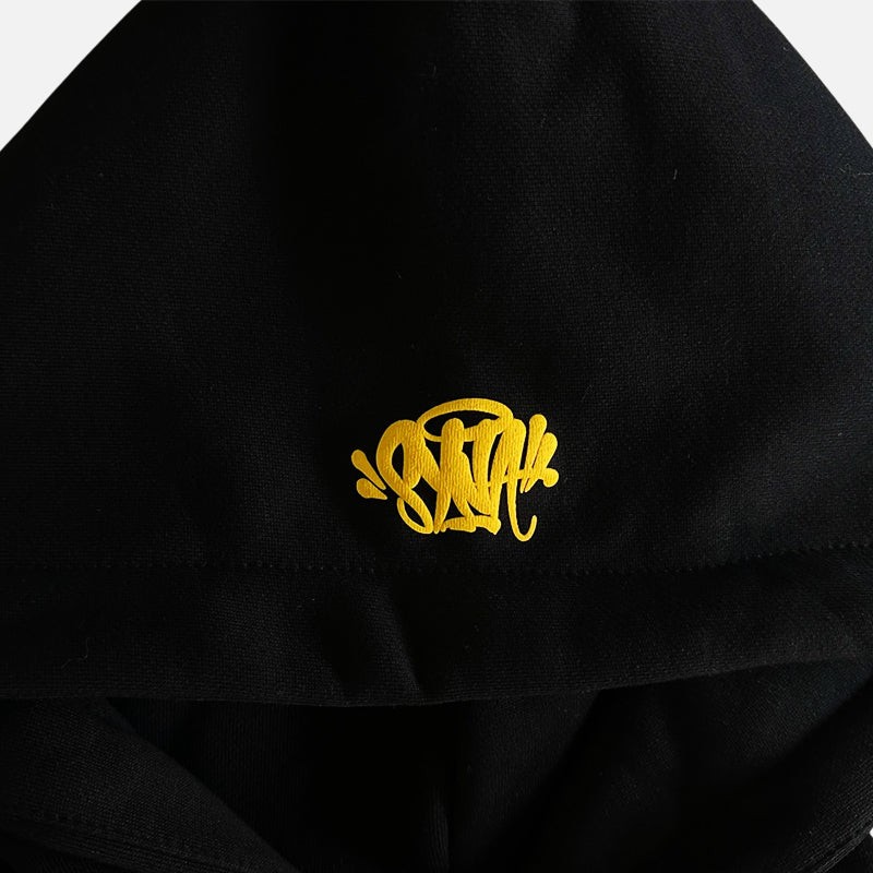 Syna World College Logo Tracksuit - Black/Yellow/Green