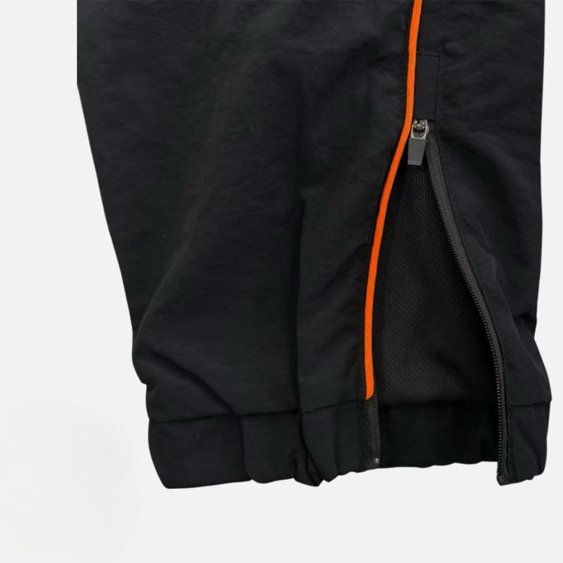Syna Logo Shell Tracksuit - Black/Orange